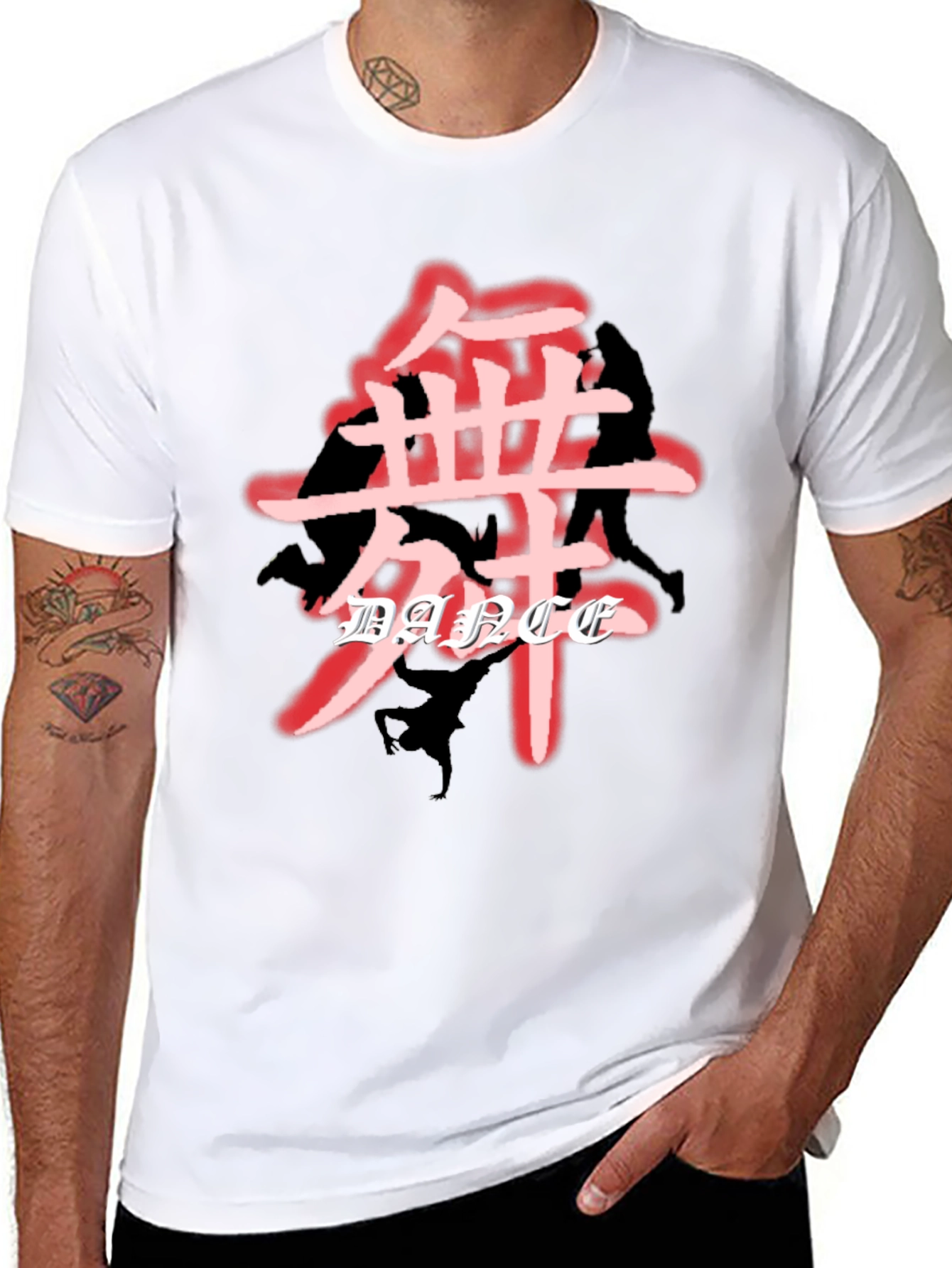Dance Kanji Graphic Tee - Streetwear Fashion