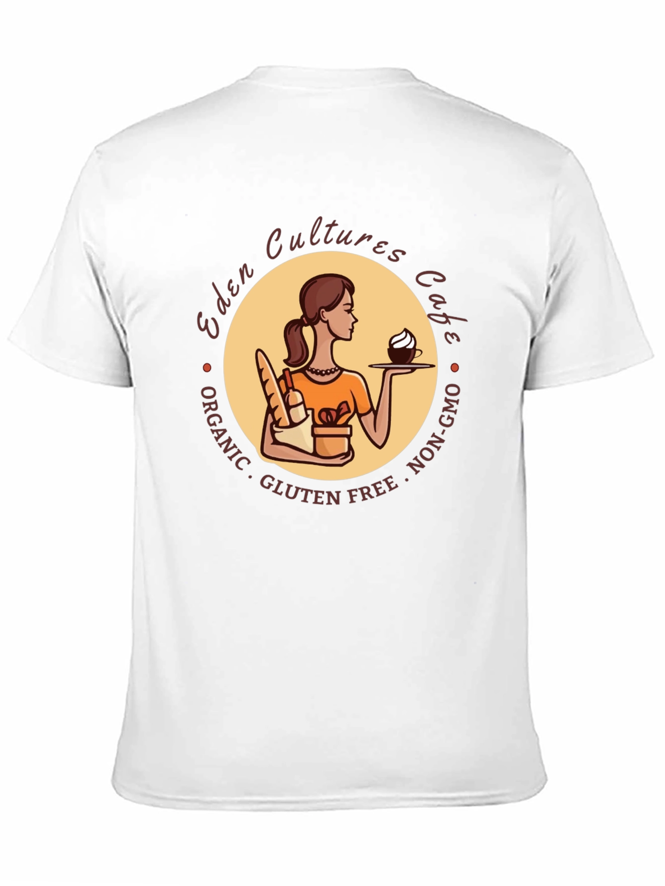 Eden Cultures Cafe Graphic T-Shirt