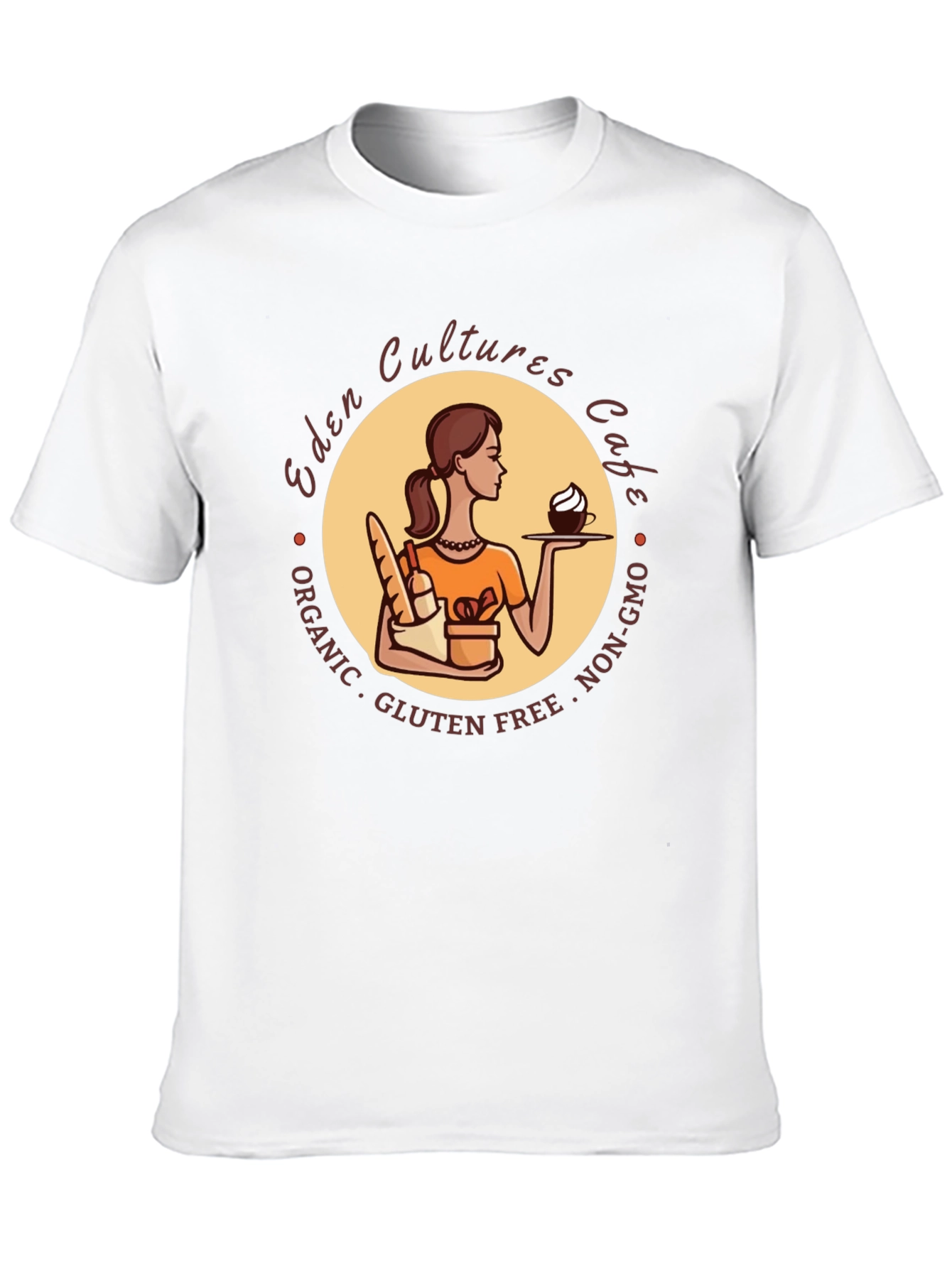 Eden Cultures Cafe Graphic T-Shirt