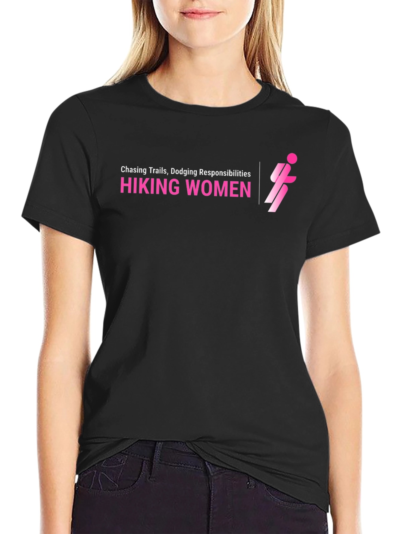 Hiking Women Tee - Trail Adventure T-Shirt