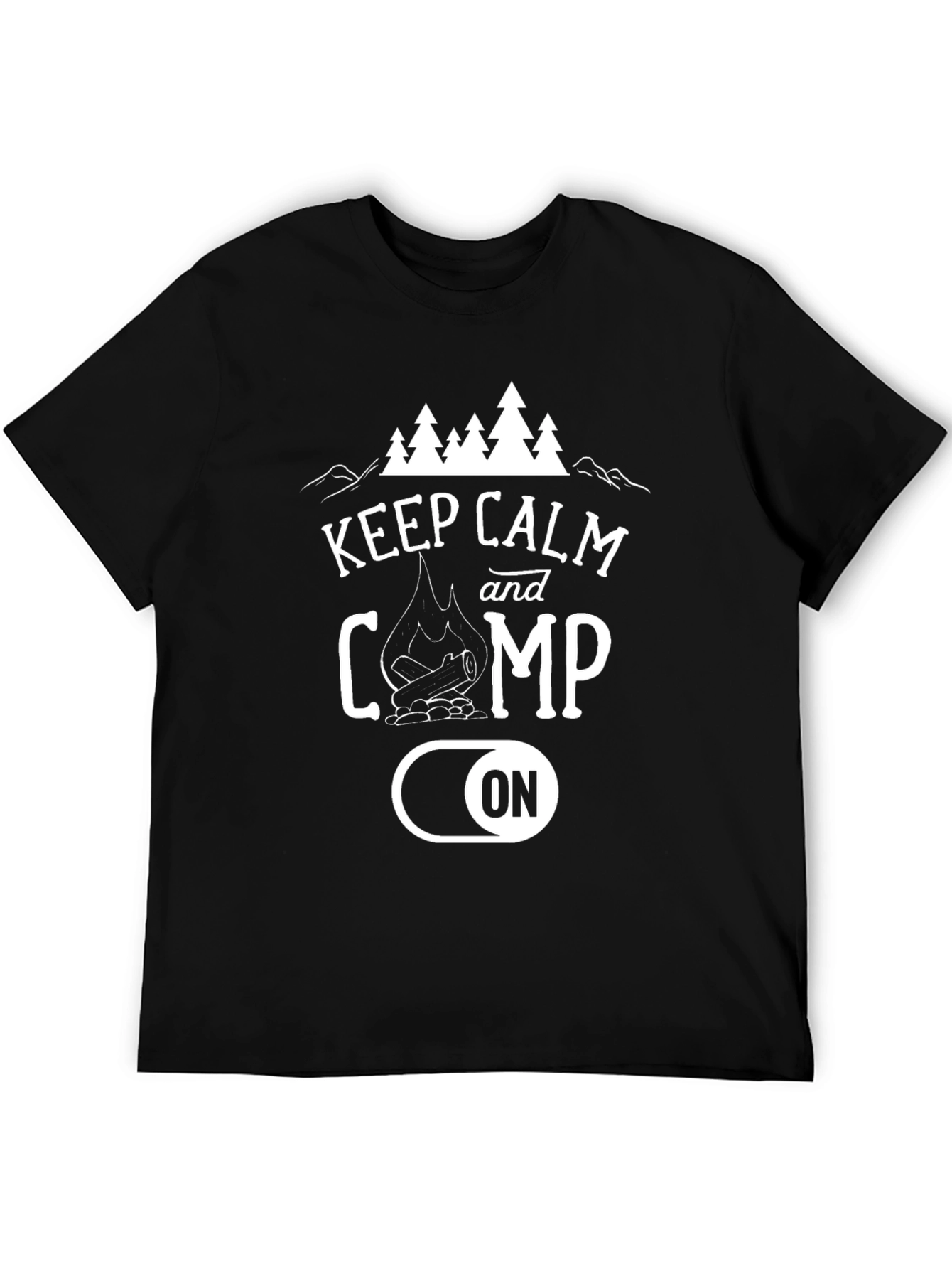 Keep Calm and Camp On Graphic Tee
