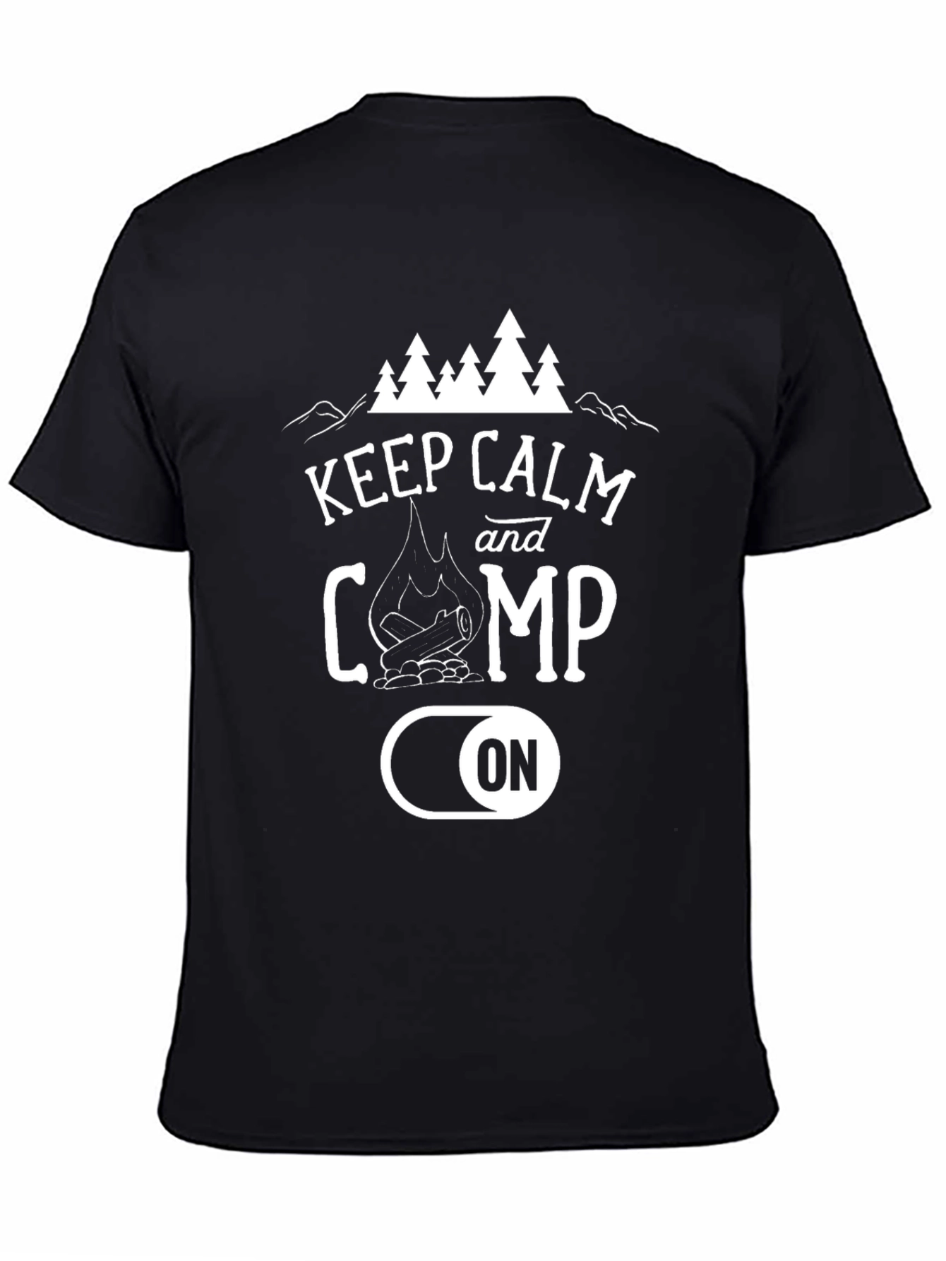 Keep Calm and Camp On Graphic Tee