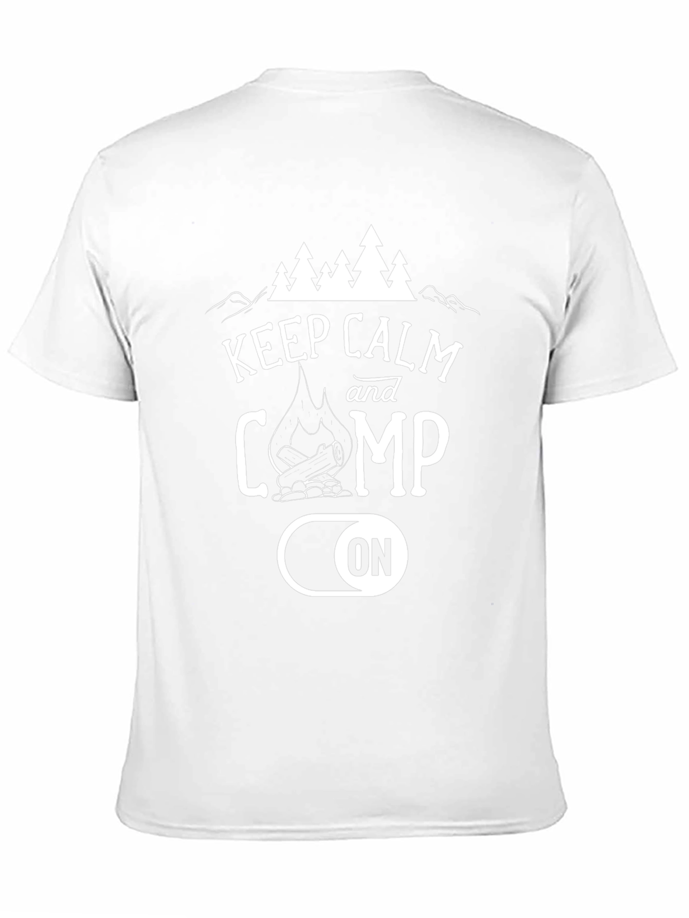 Keep Calm and Camp On Graphic Tee