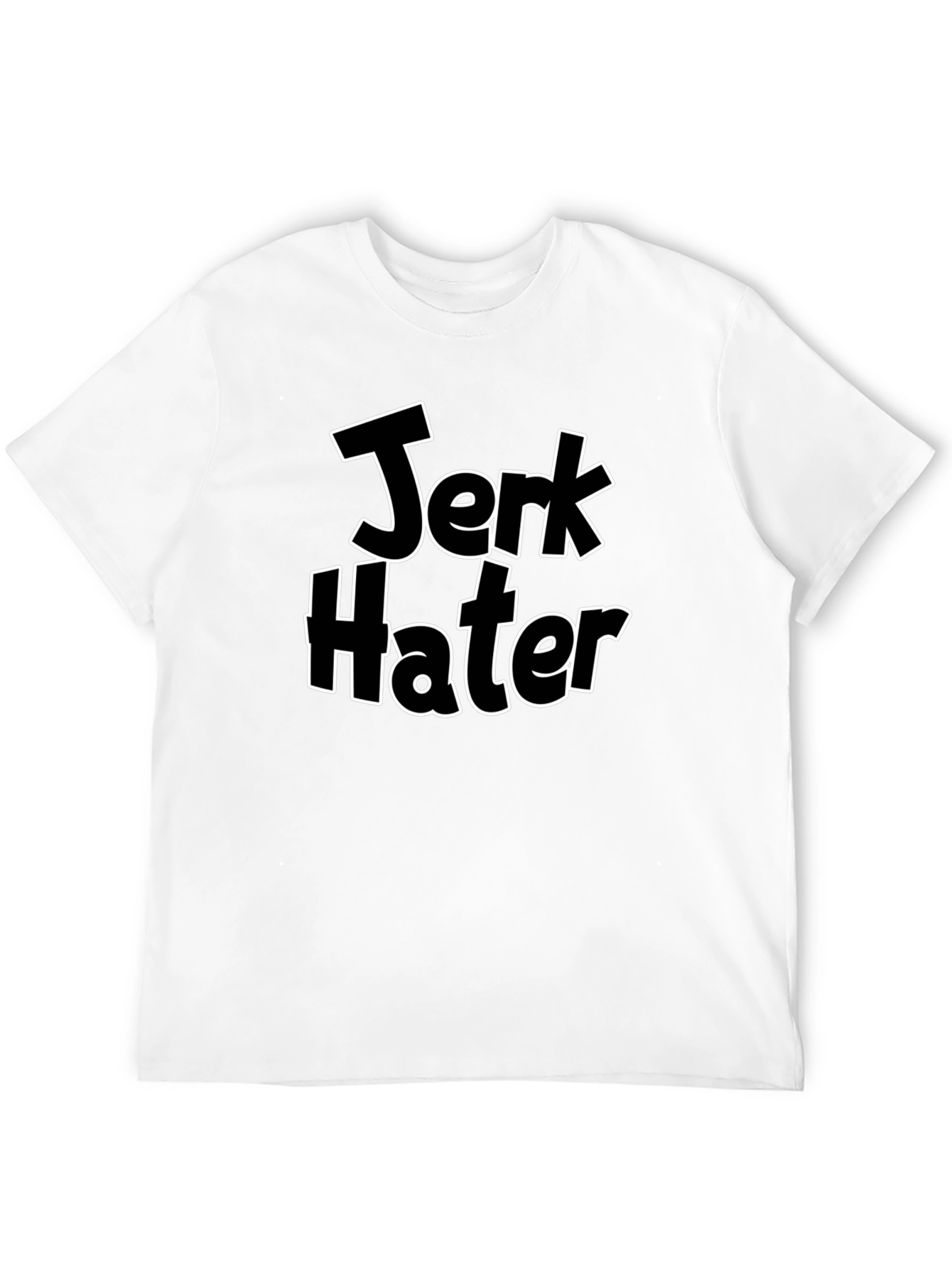 Jerk Hater Black Graphic Tee for Men