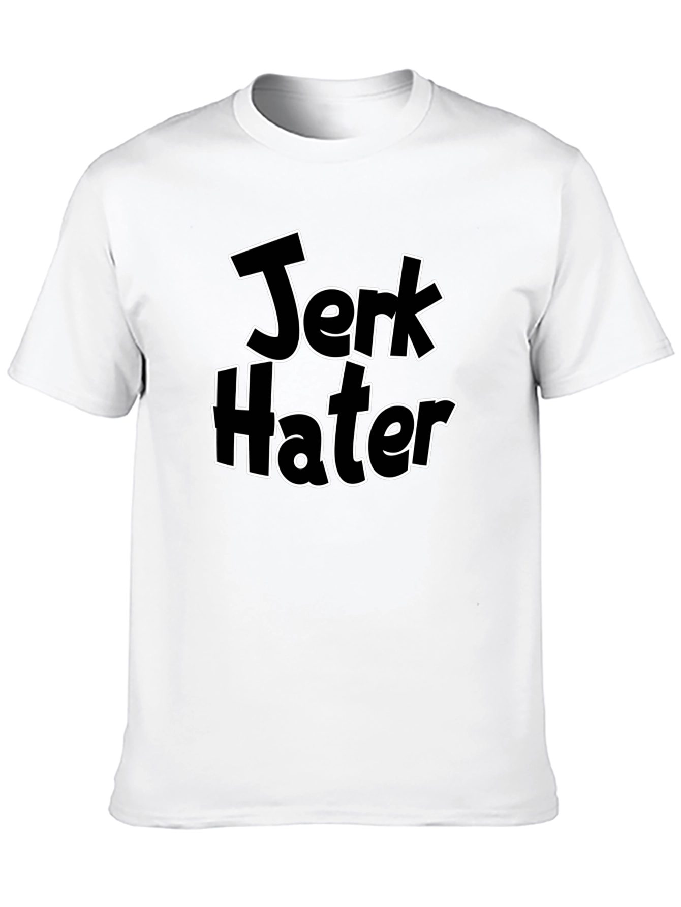 Jerk Hater Black Graphic Tee for Men
