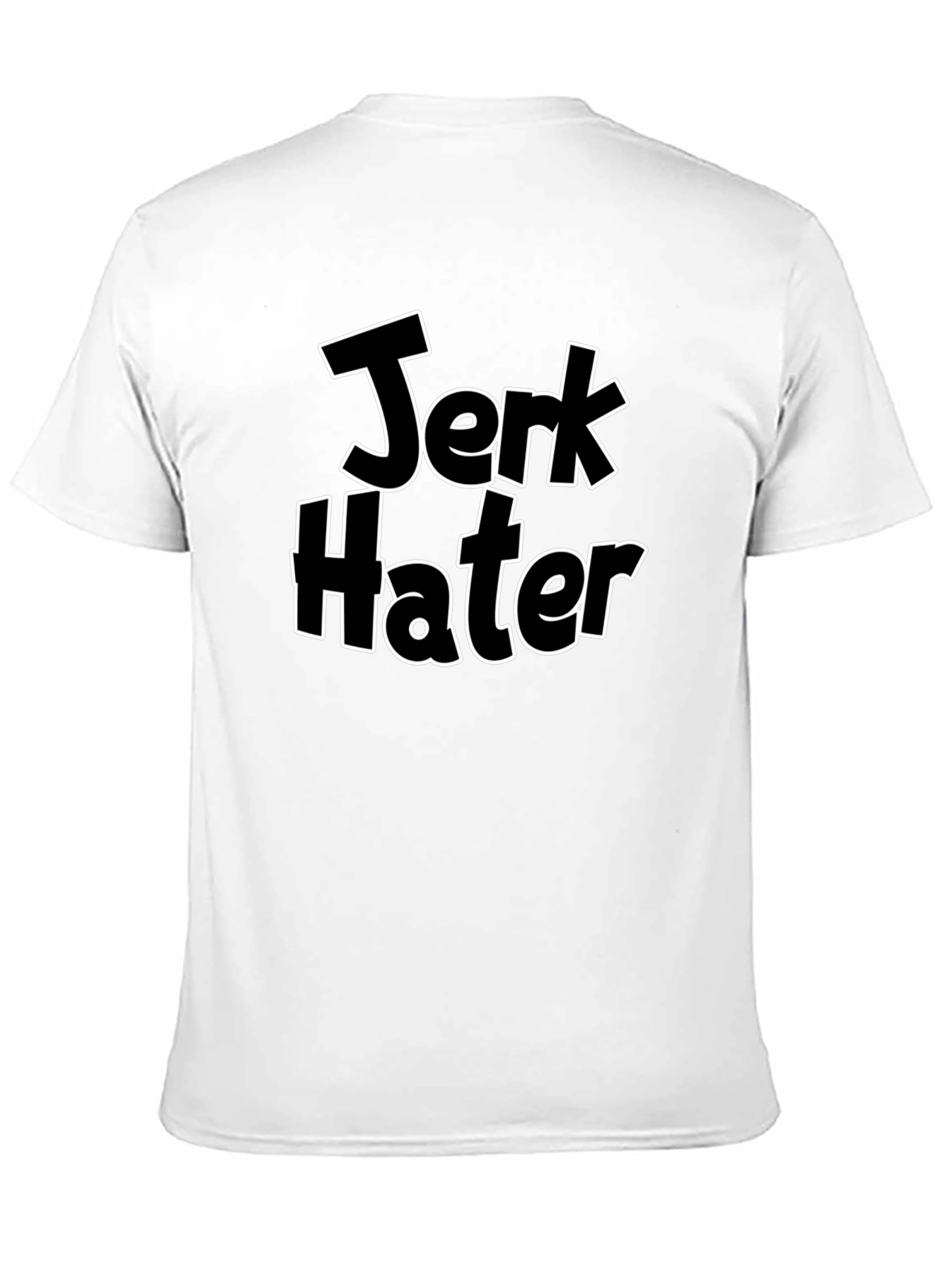 Jerk Hater Black Graphic Tee for Men