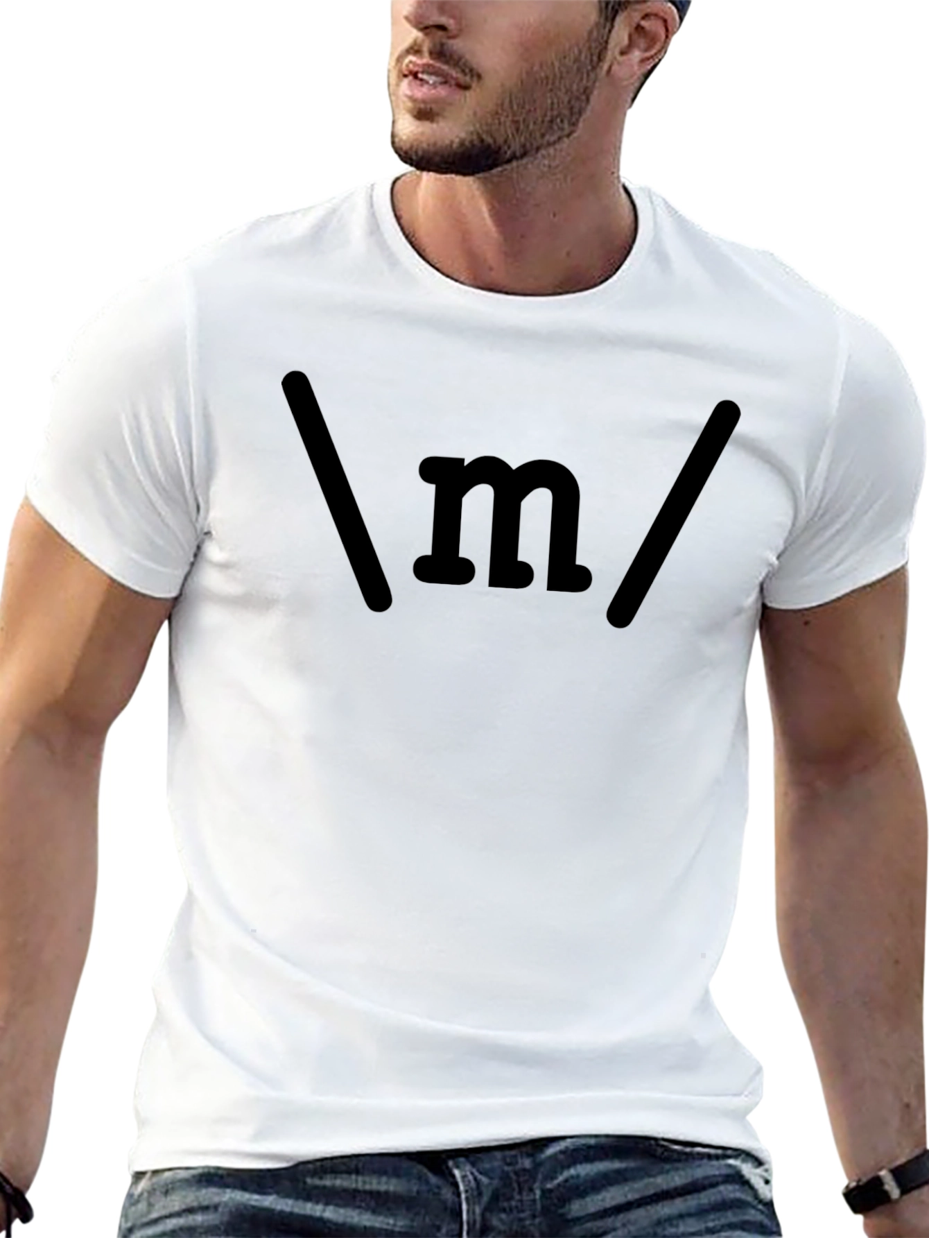 Phonetic M Black T-Shirt - Stylish & Comfy