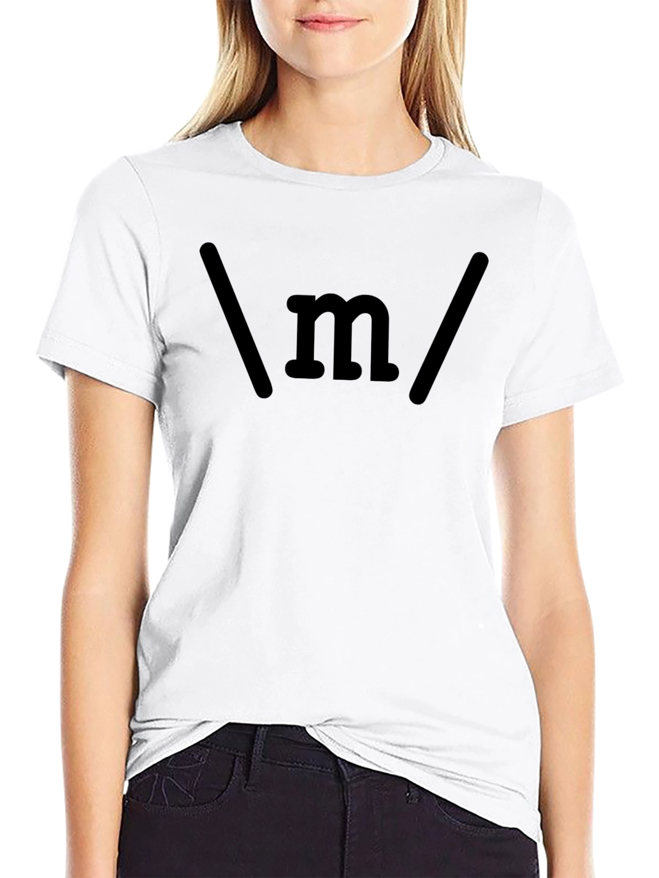 Phonetic M Black T-Shirt - Stylish & Comfy
