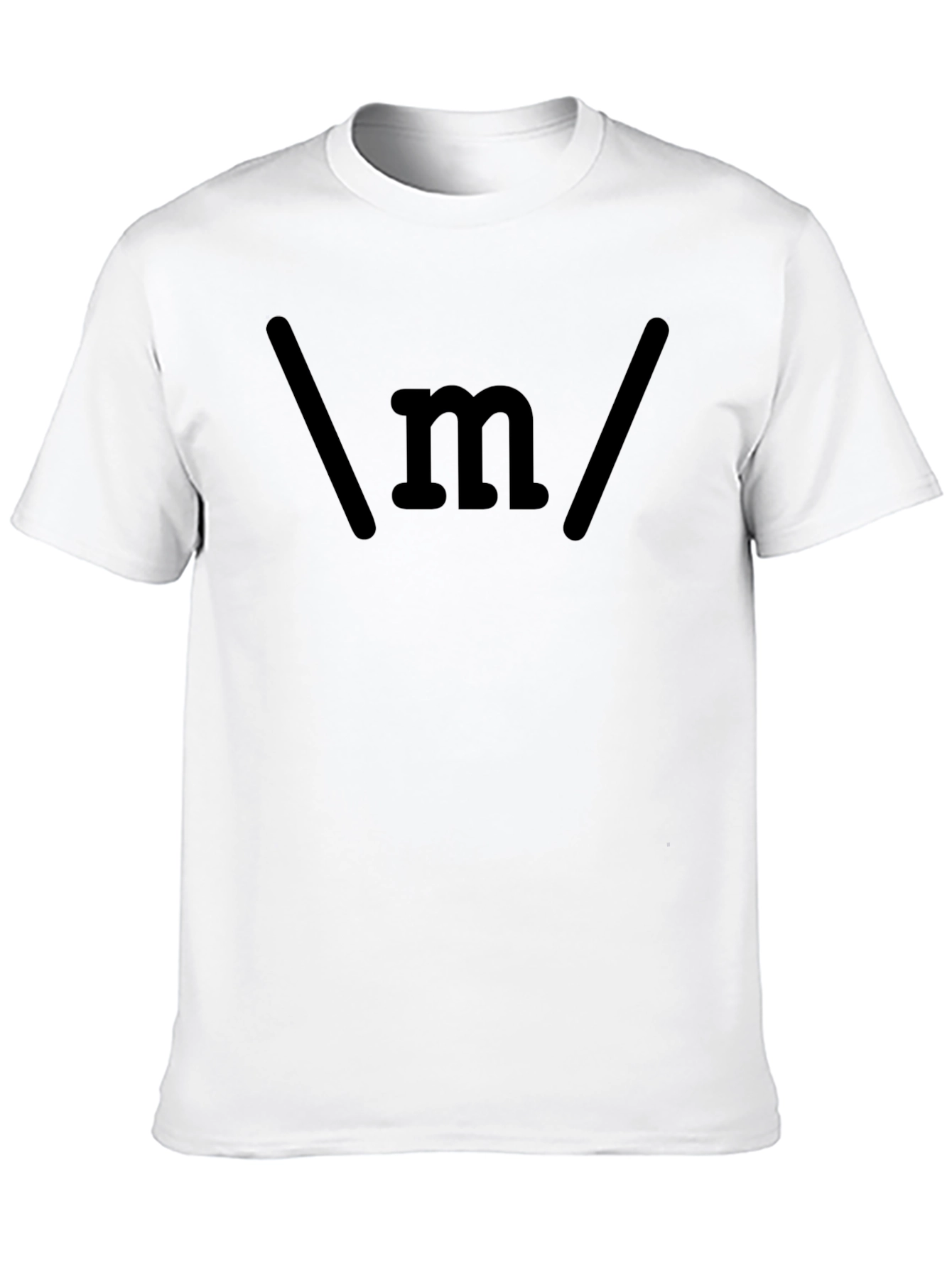 Phonetic M Black T-Shirt - Stylish & Comfy