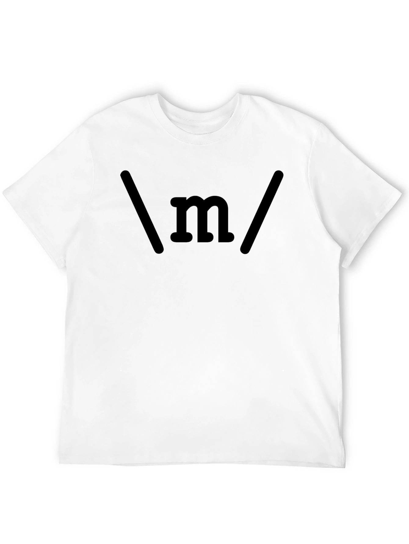Phonetic M Black T-Shirt - Stylish & Comfy
