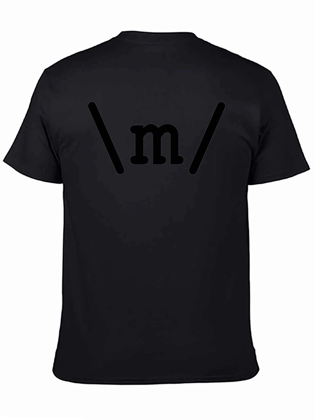 Phonetic M Black T-Shirt - Stylish & Comfy