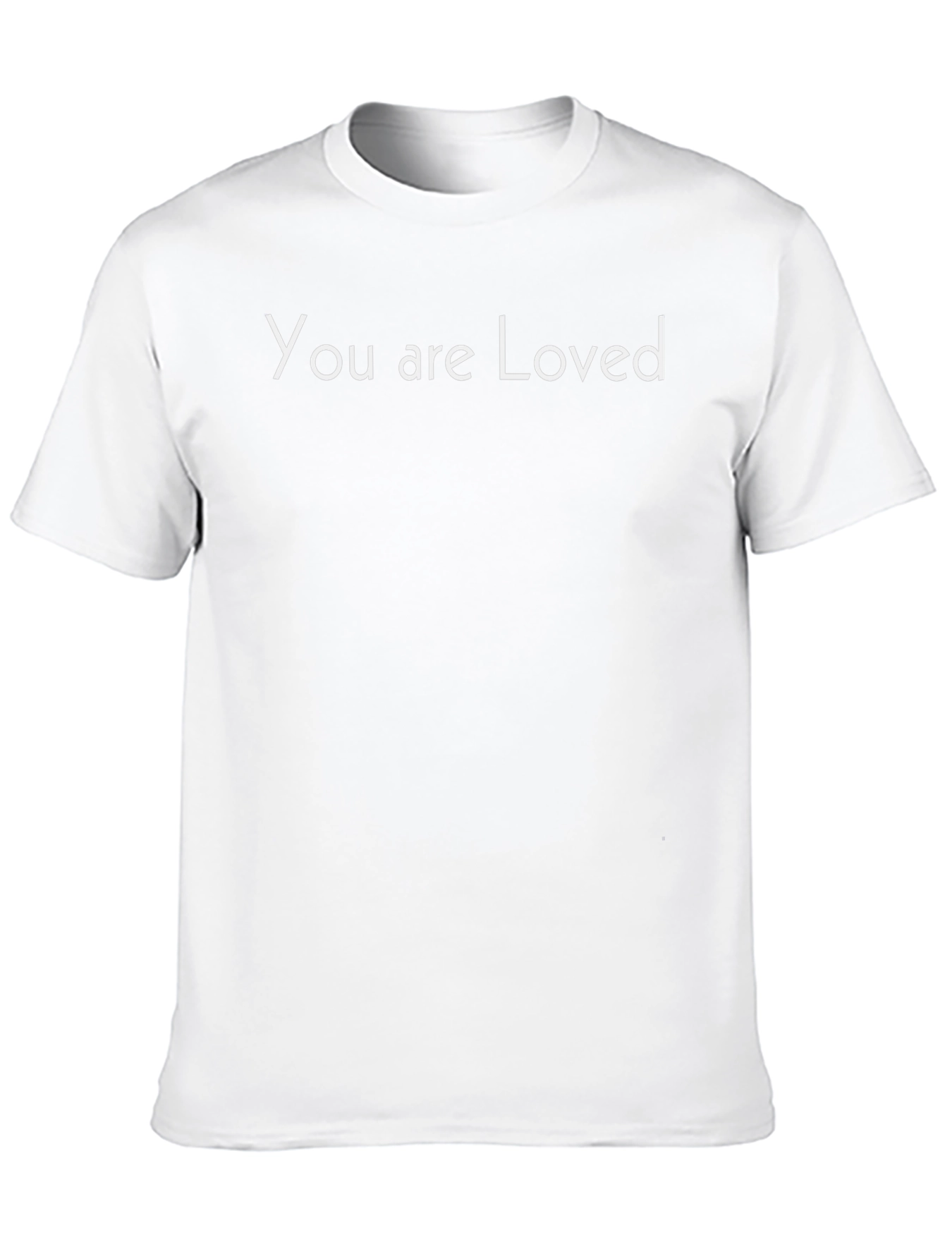 You Are Loved Graphic Tee - Black
