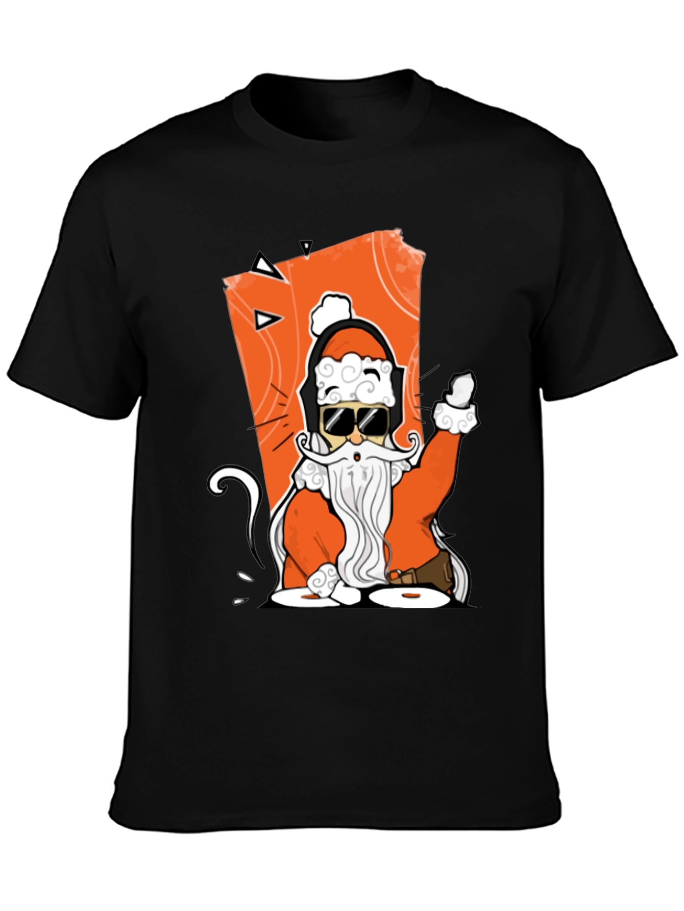Cool Santa Graphic Tee - Holiday Style