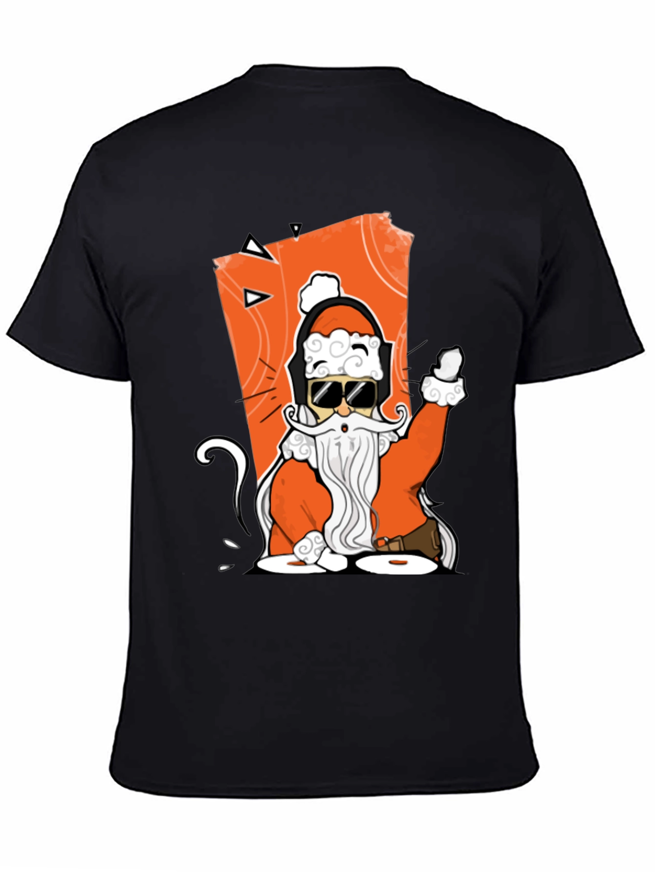 Cool Santa Graphic Tee - Holiday Style