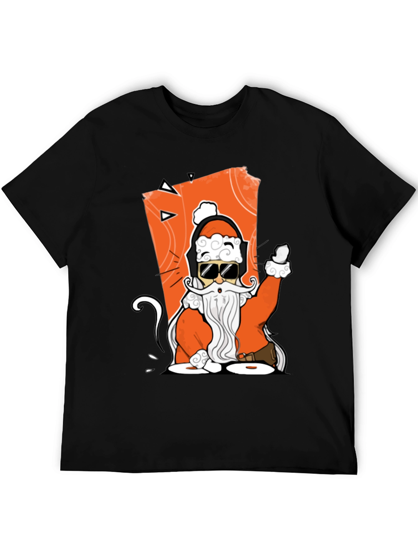 Cool Santa Graphic Tee - Holiday Style