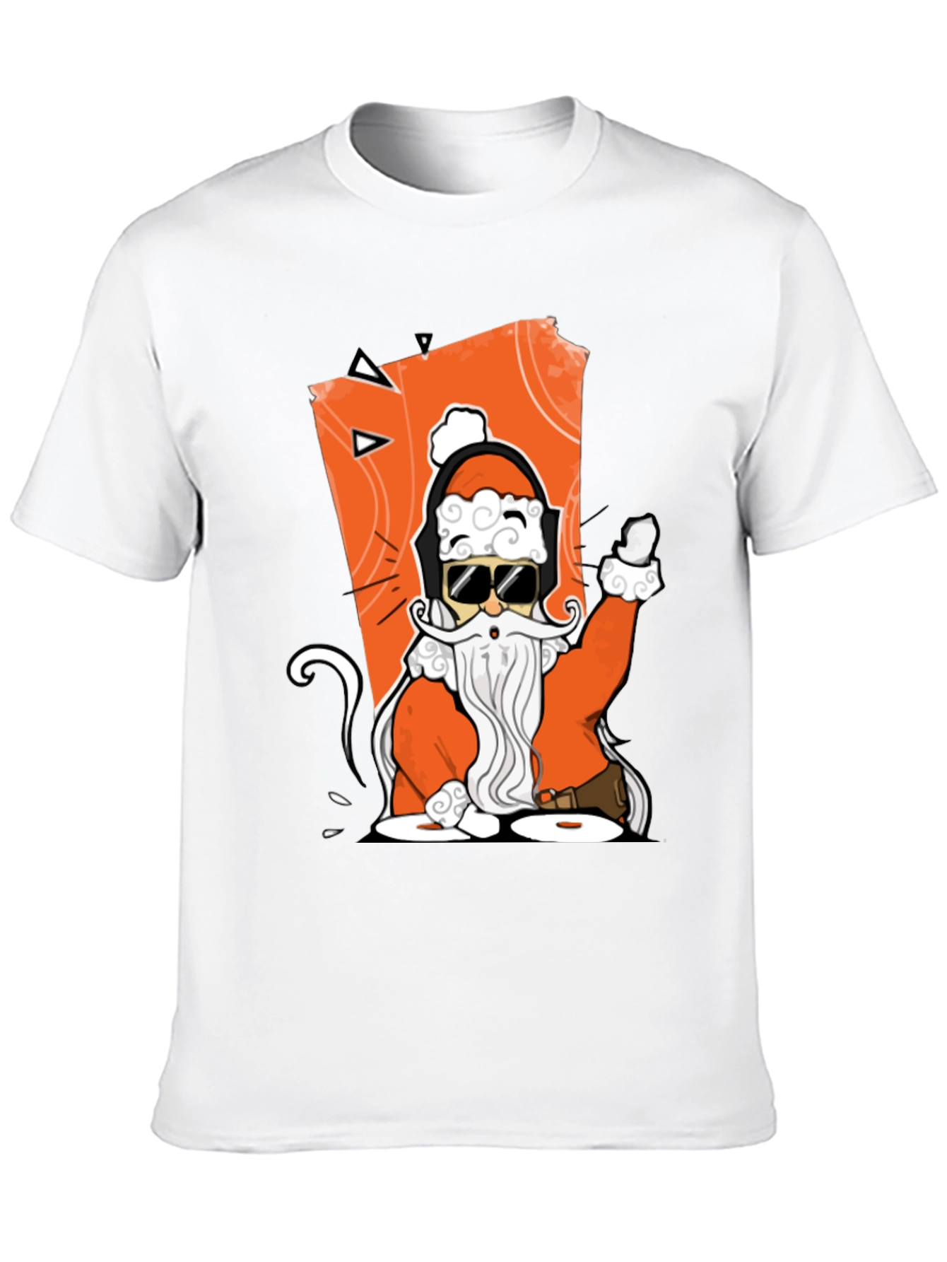 Cool Santa Graphic Tee - Holiday Style