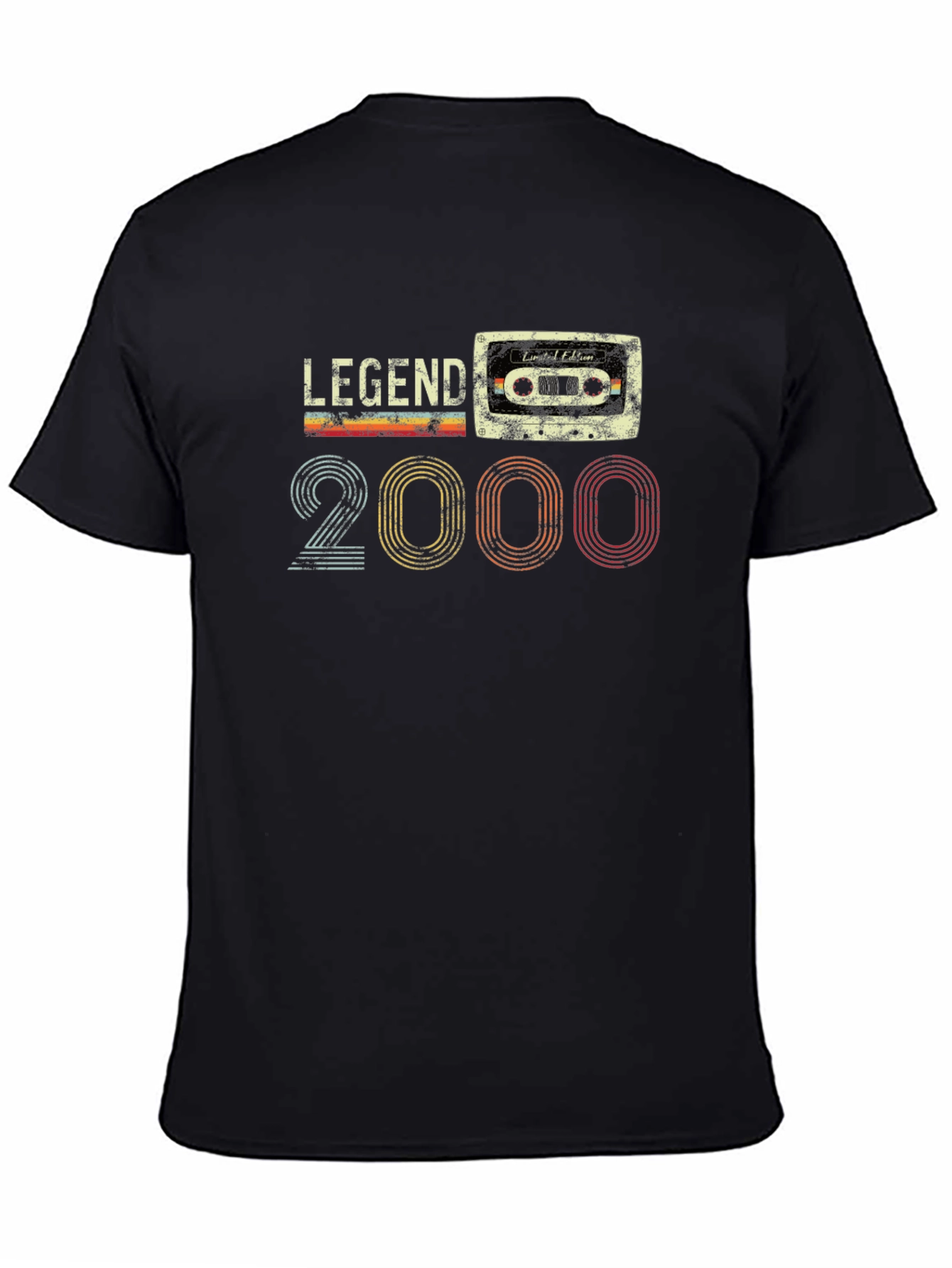 Legend 2000 Cassette Tape Graphic Tee - Black