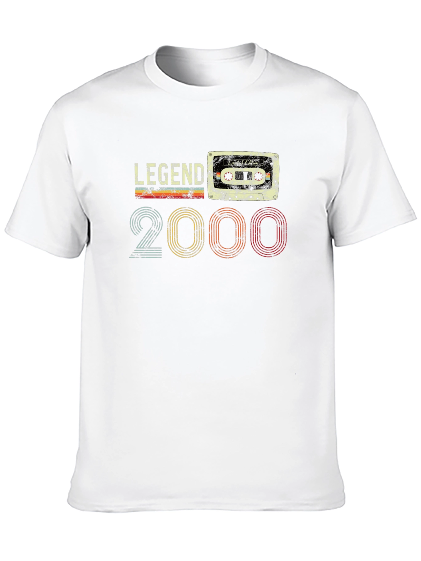 Legend 2000 Cassette Tape Graphic Tee - Black