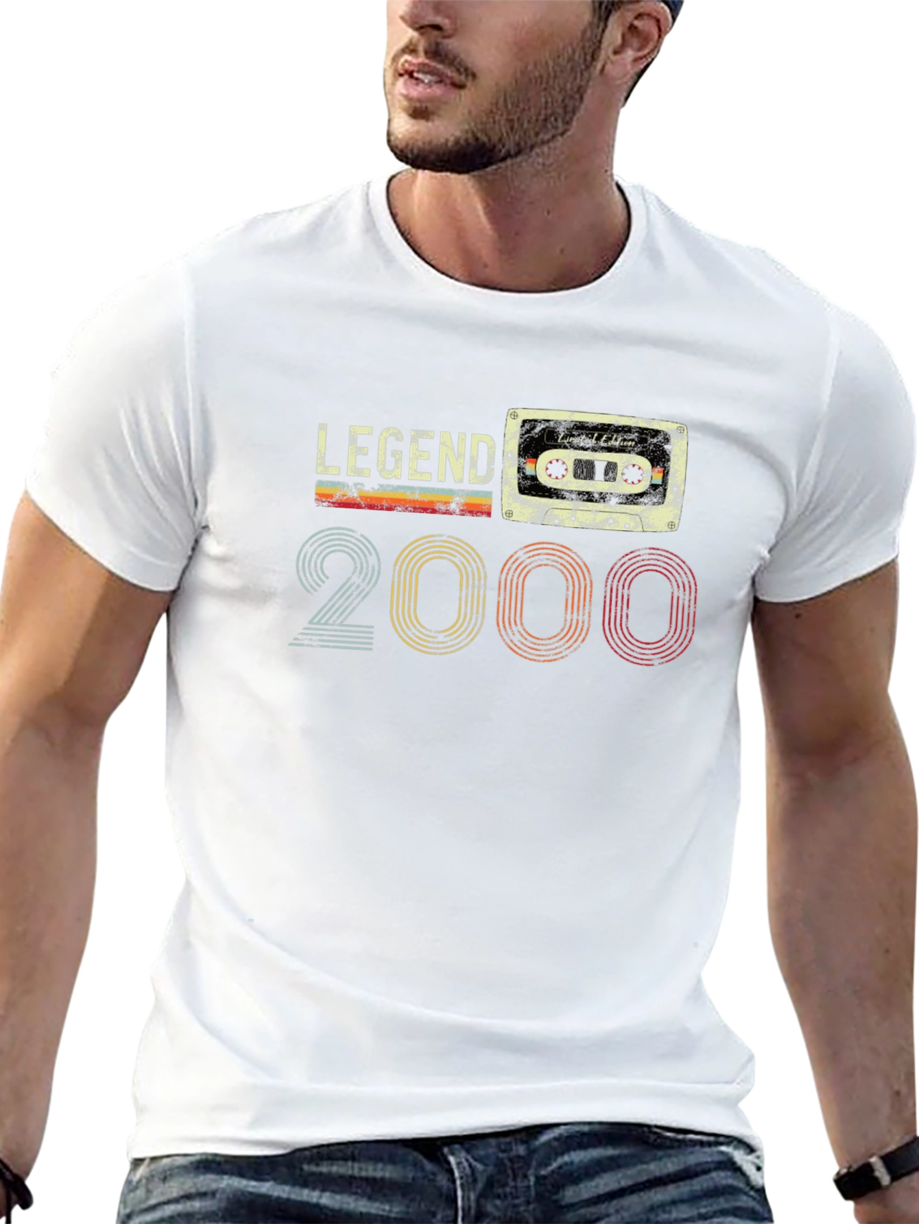Legend 2000 Cassette Tape Graphic Tee - Black