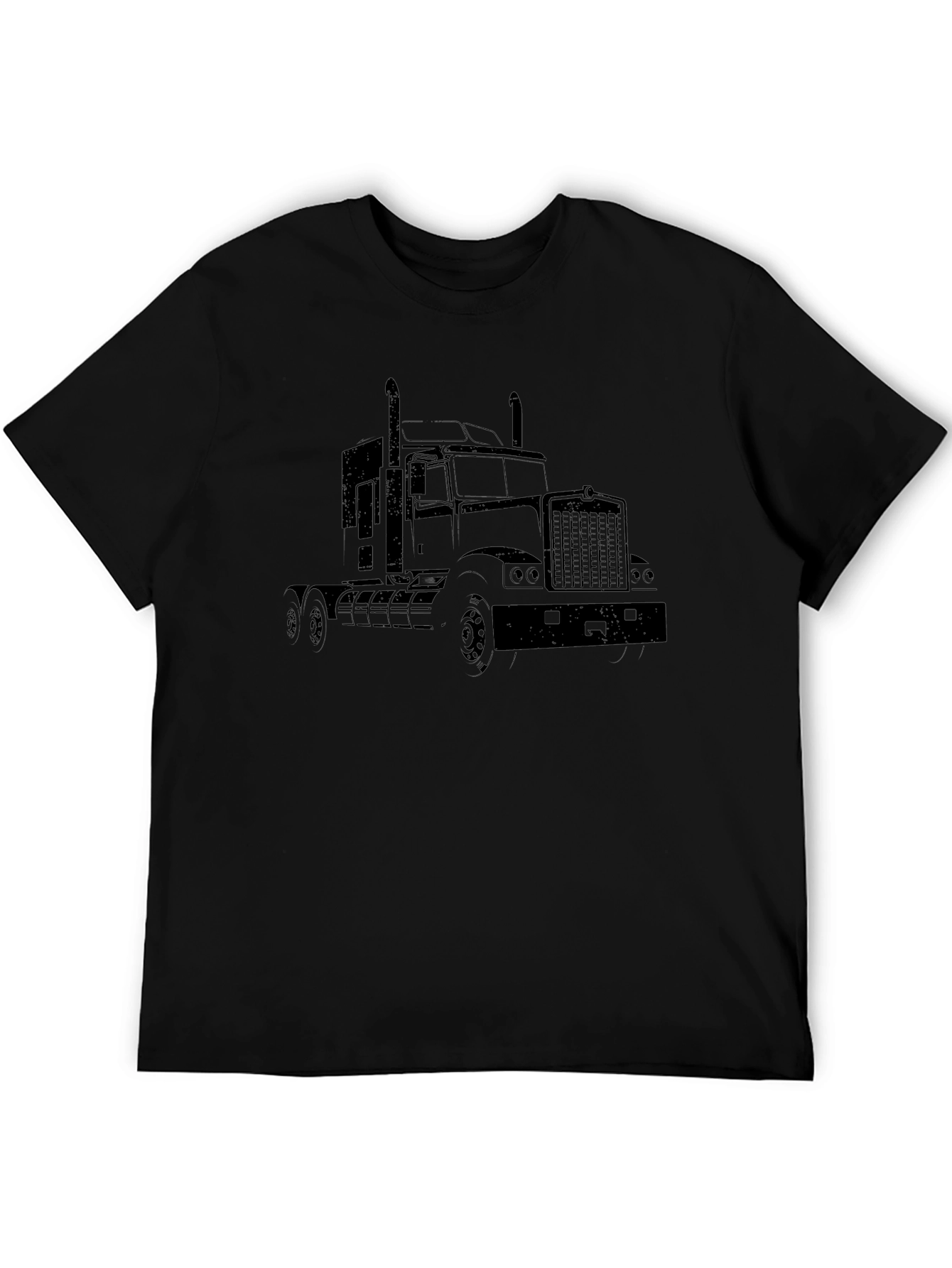 Truck Graphic T-Shirt - Black