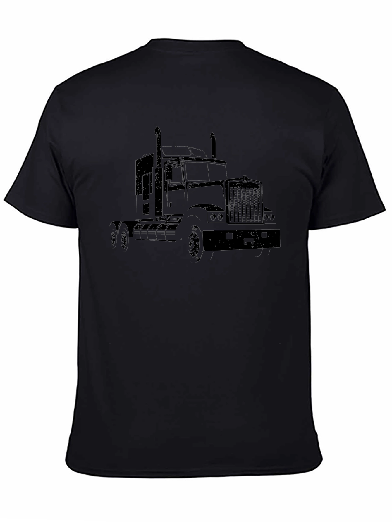 Truck Graphic T-Shirt - Black