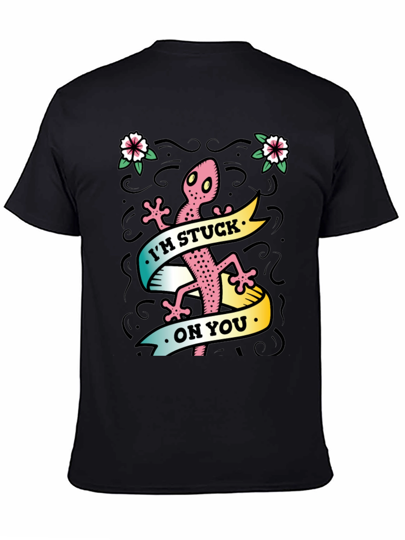 Im Stuck On You Gecko Graphic Tee