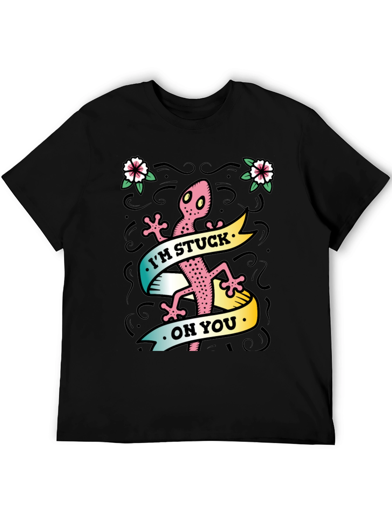 Im Stuck On You Gecko Graphic Tee