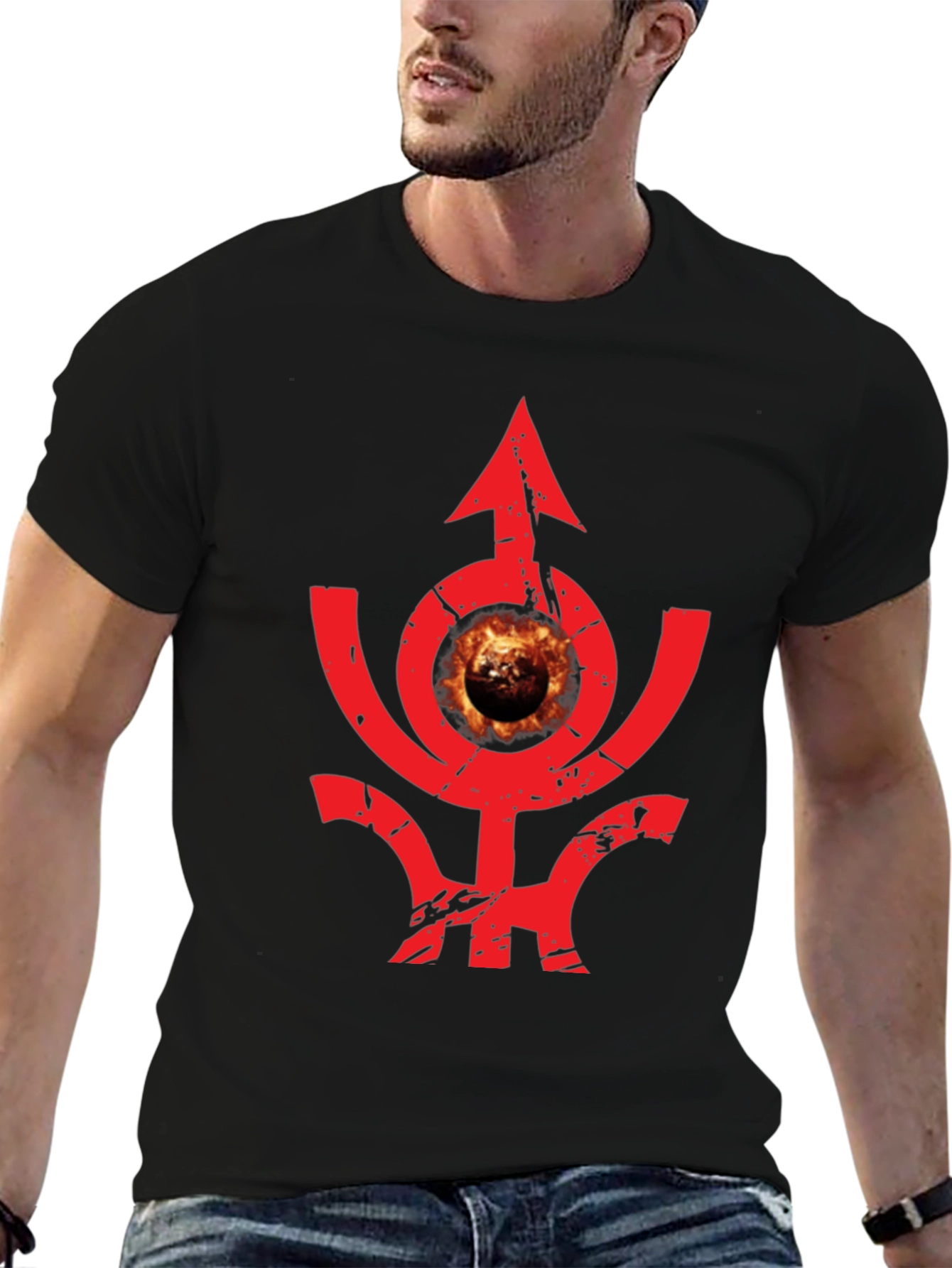 Eye of Providence Graphic Tee - Black Cotton