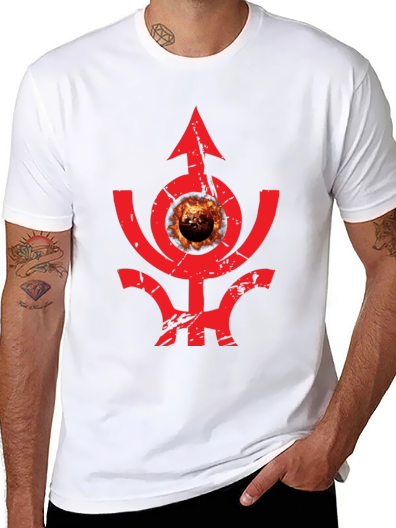 Eye of Providence Graphic Tee - Black Cotton