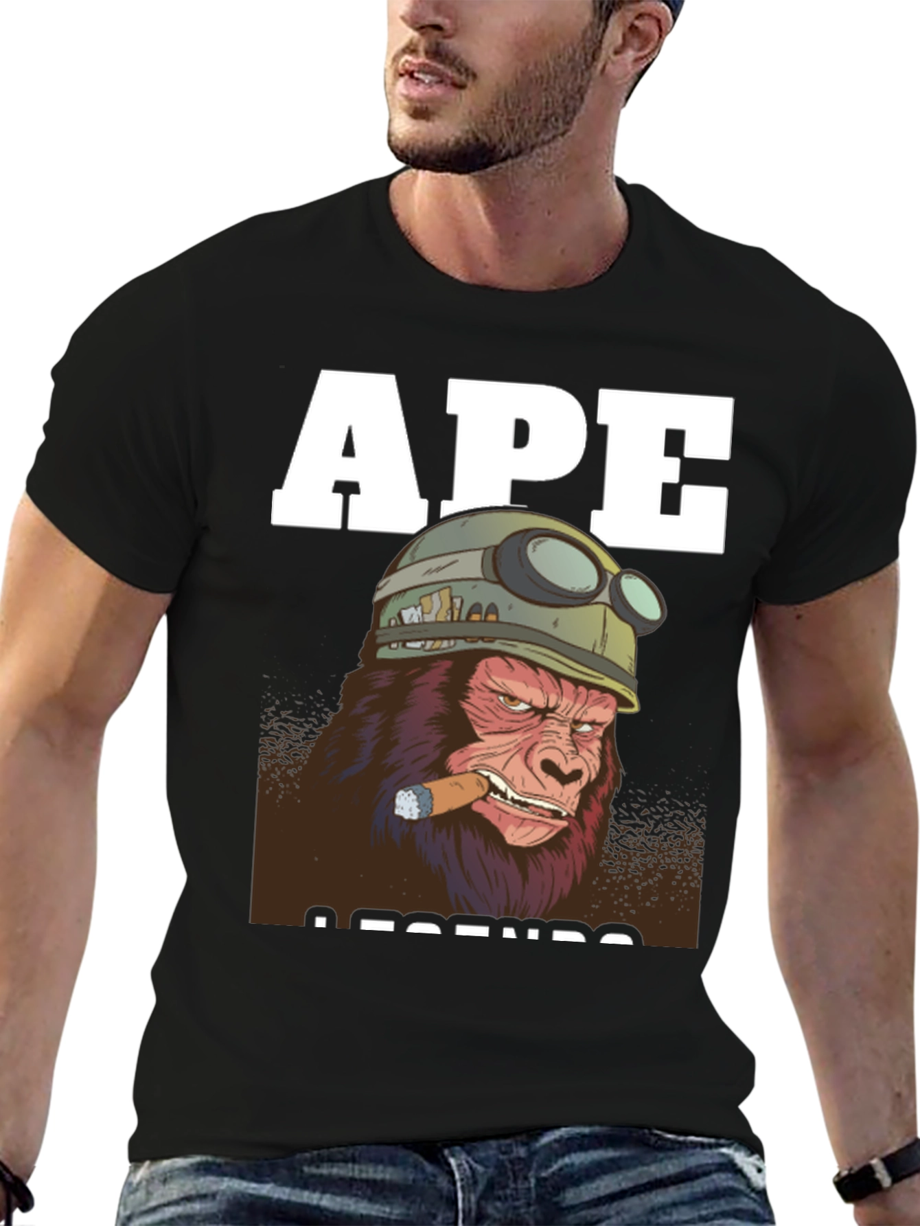 Ape Legends Graphic Tee - Black