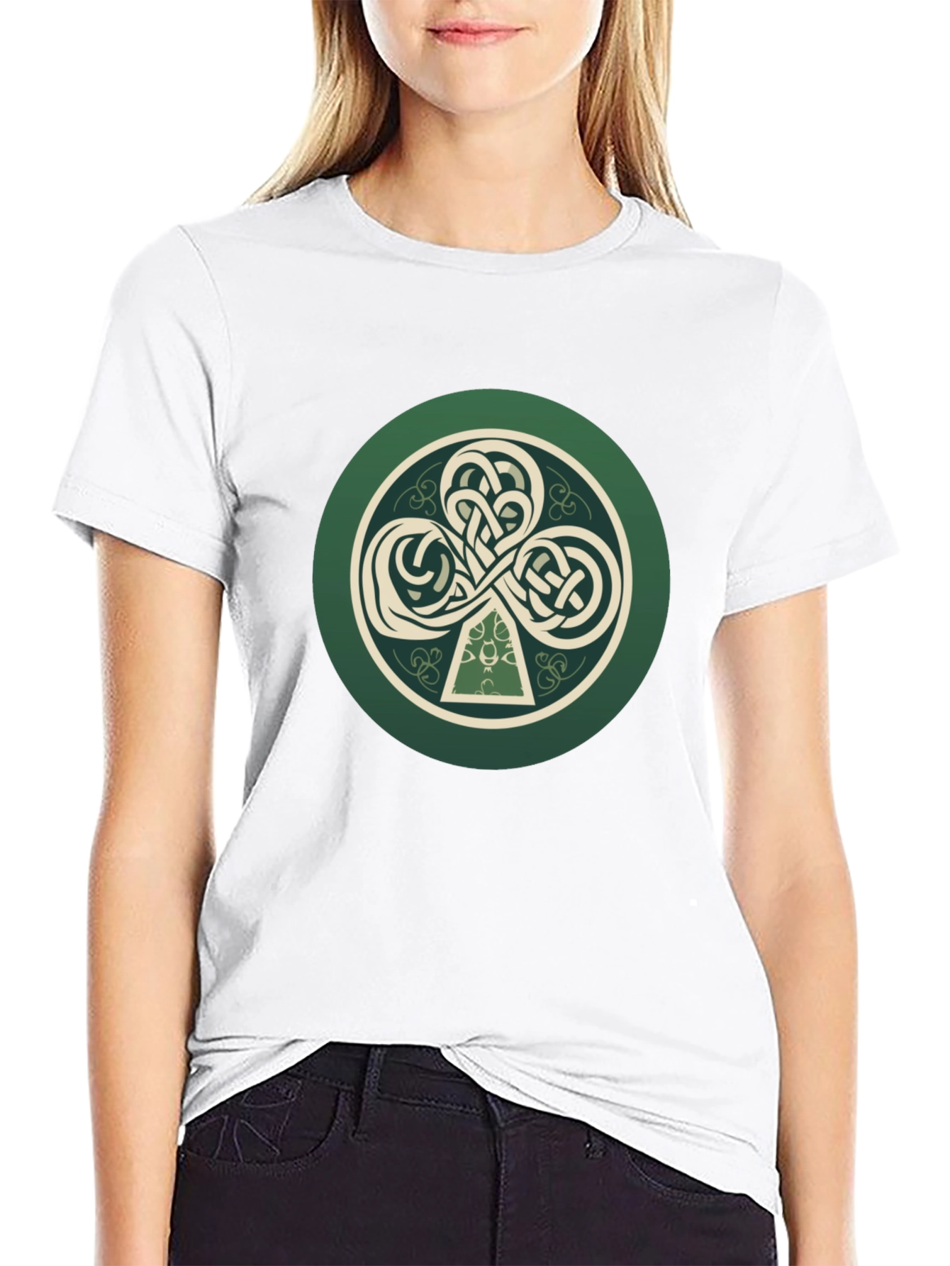 Celtic Knot Shamrock Graphic Tee - Unisex