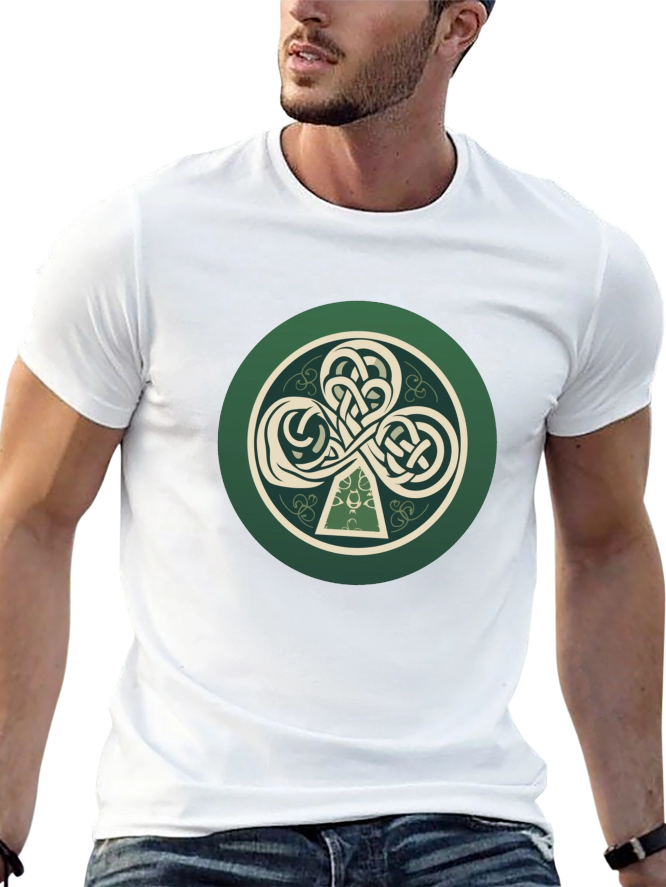Celtic Knot Shamrock Graphic Tee - Unisex