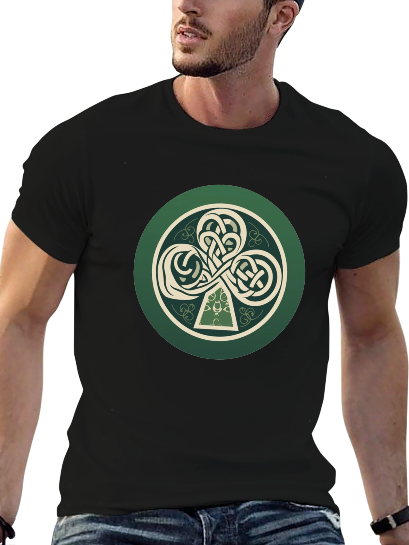 Celtic Knot Shamrock Graphic Tee - Unisex