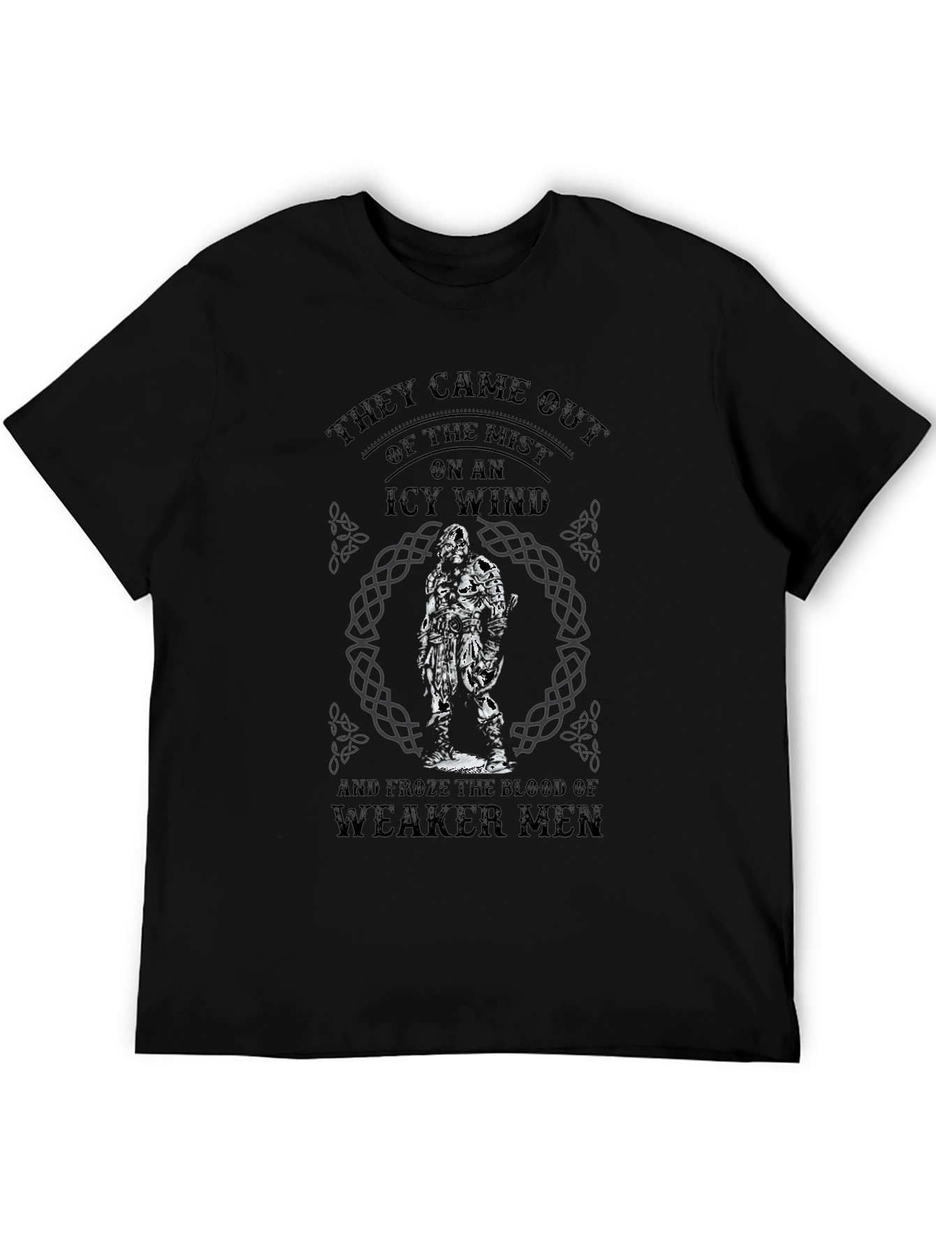 Viking Warrior T-Shirt - Icy Wind Graphic Tee
