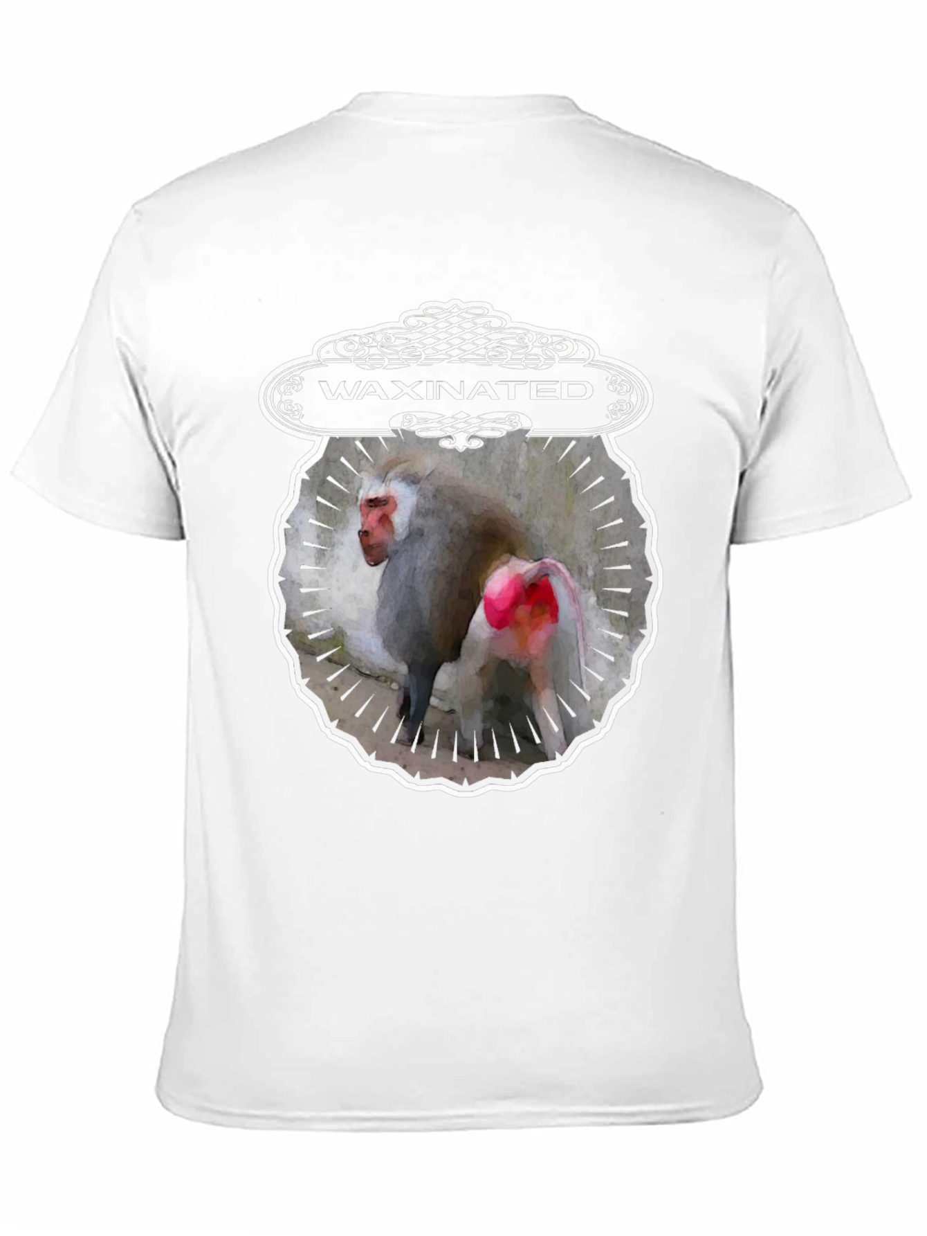 Waxinated Monkey Graphic T-Shirt - Unique Design