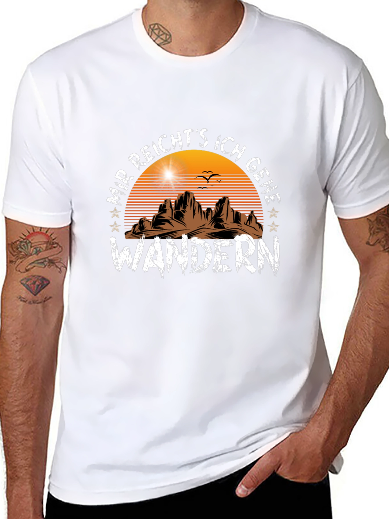 Mr. Reichts Ich Gehe Wandern T-Shirt