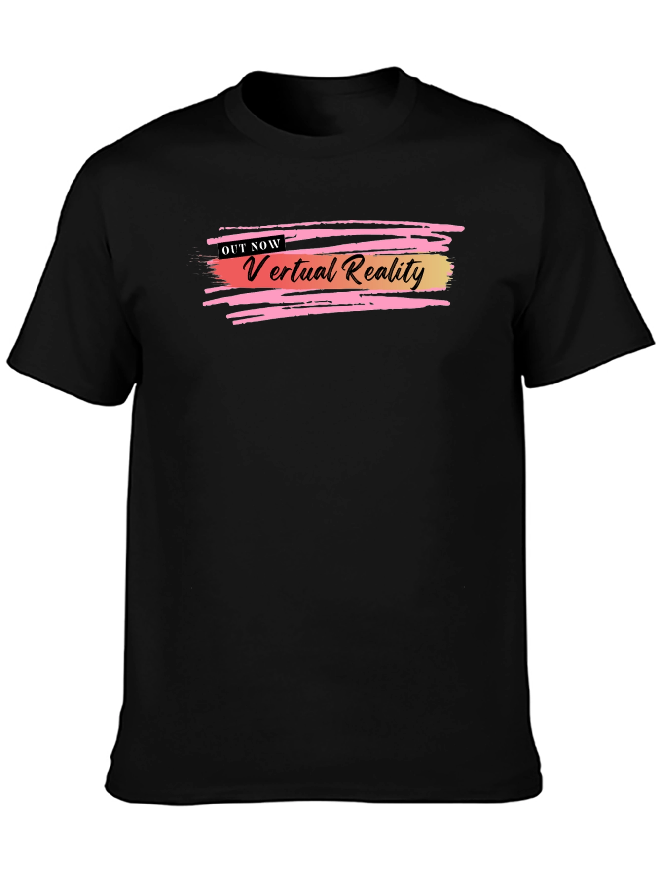 Virtual Reality Graphic Tee - Black