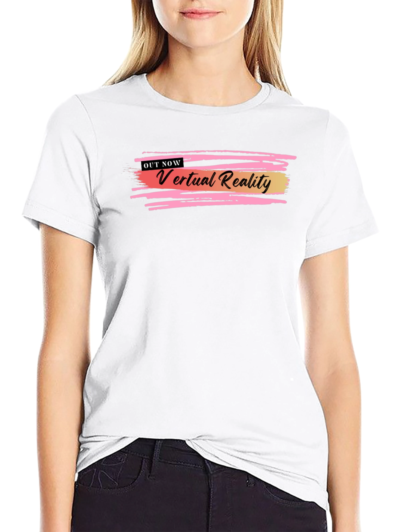 Virtual Reality Graphic Tee - Black