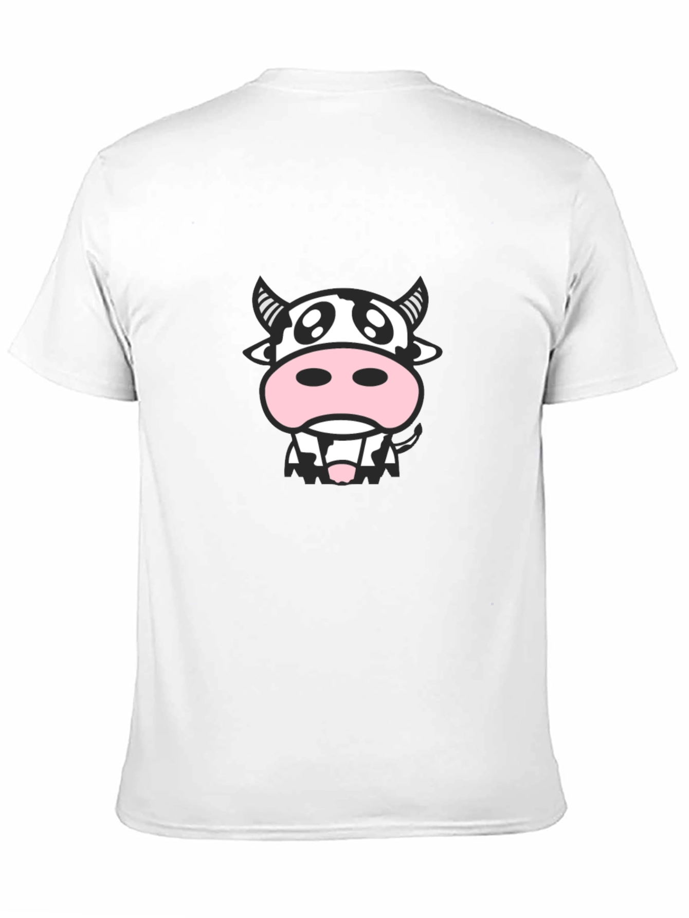 Cute Cow Graphic Tee - Black Unisex T-Shirt