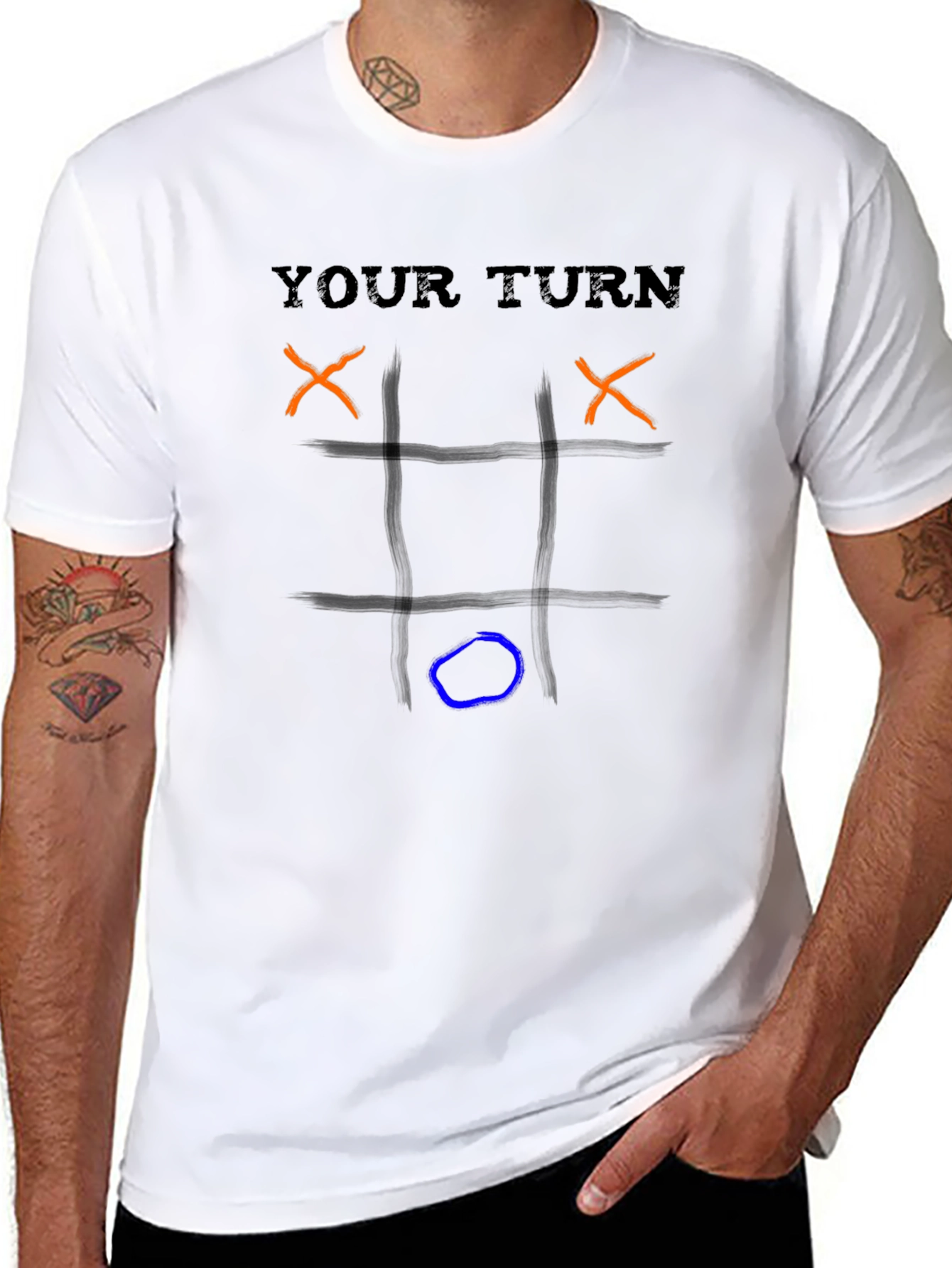Your Turn Tic-Tac-Toe Graphic T-Shirt