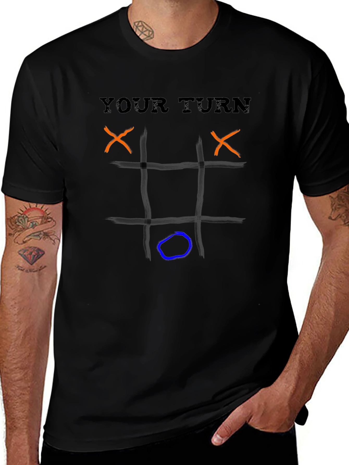 Your Turn Tic-Tac-Toe Graphic T-Shirt