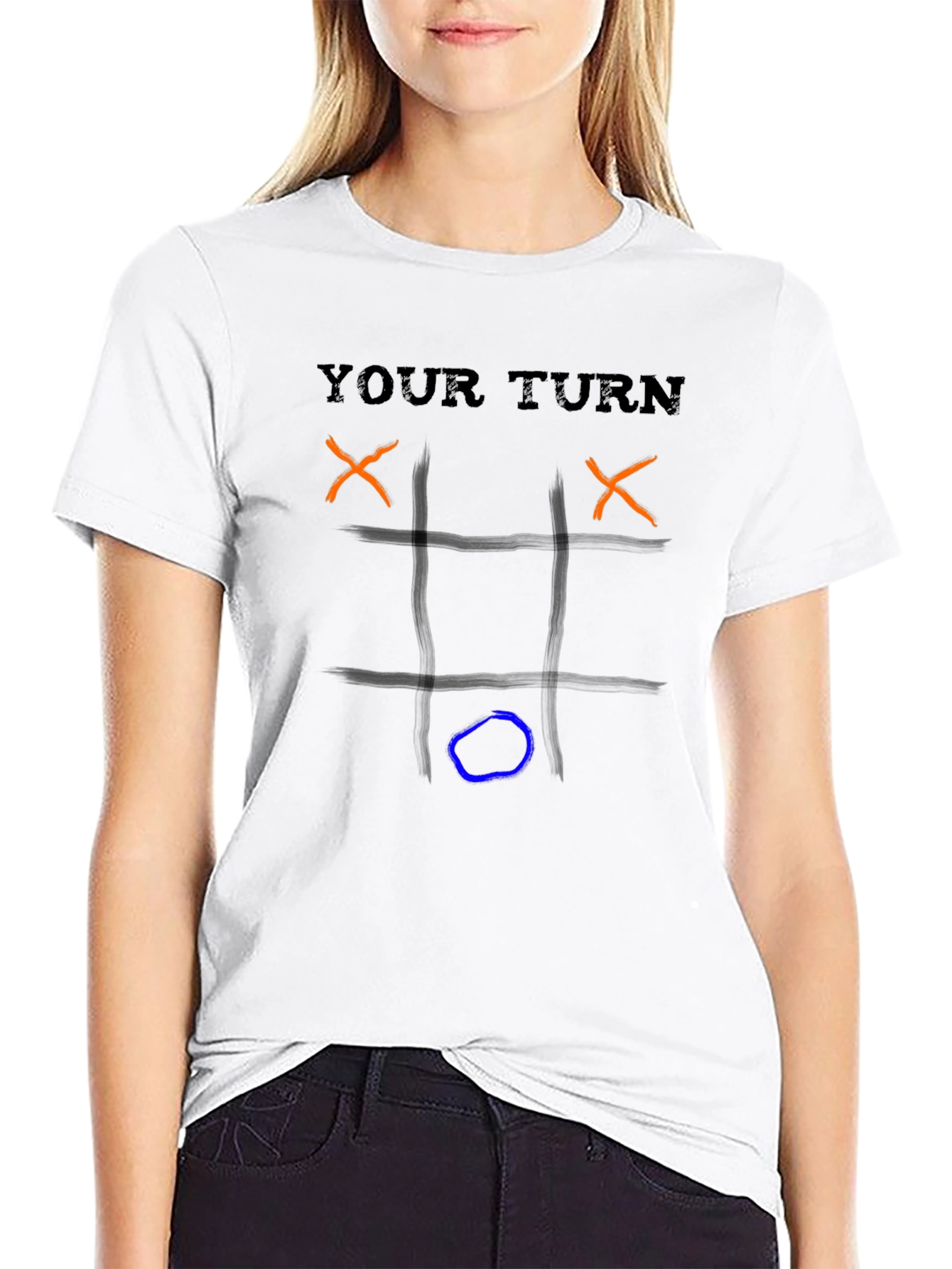 Your Turn Tic-Tac-Toe Graphic T-Shirt