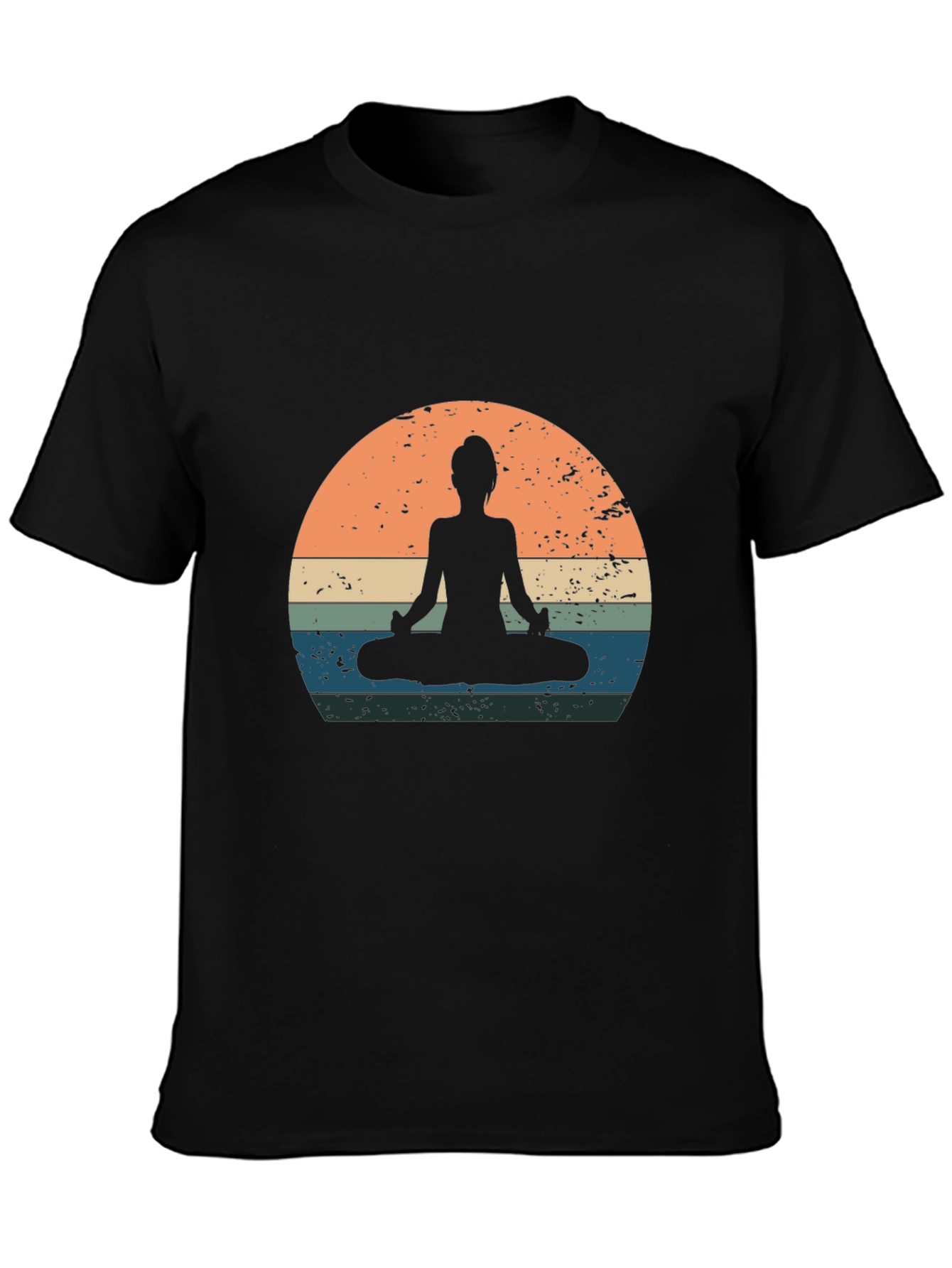 Yoga Silhouette Graphic Tee