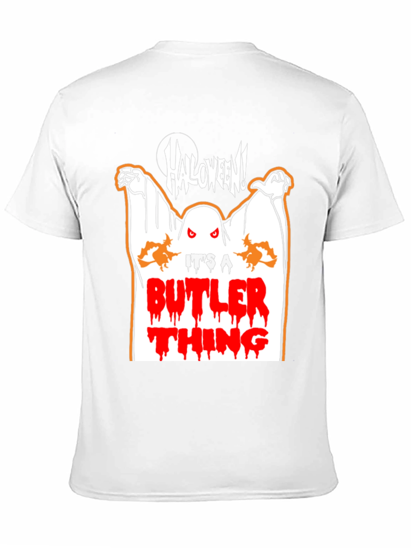 Butler Halloween Ghost T-Shirt
