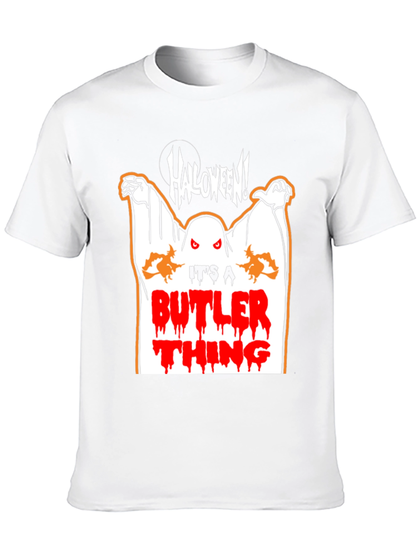 Butler Halloween Ghost T-Shirt