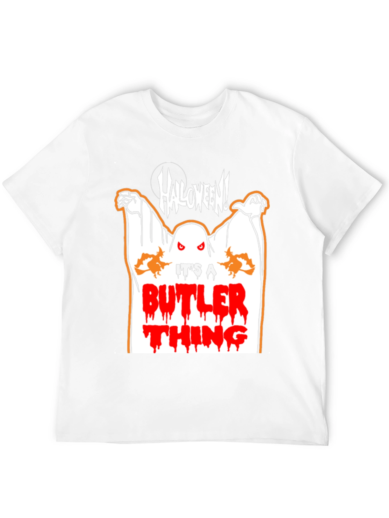 Butler Halloween Ghost T-Shirt