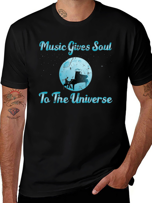 Music Gives Soul Graphic T-Shirt
