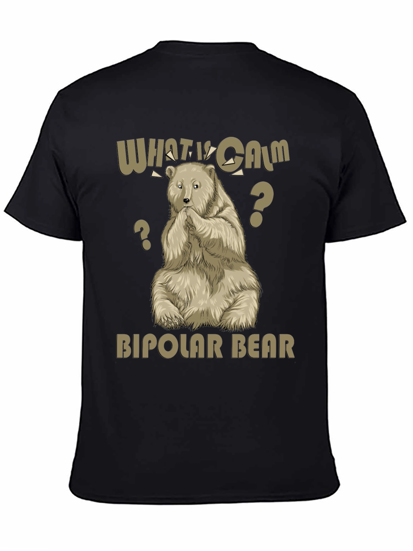 Bipolar Bear T-Shirt - What Is Calm?
