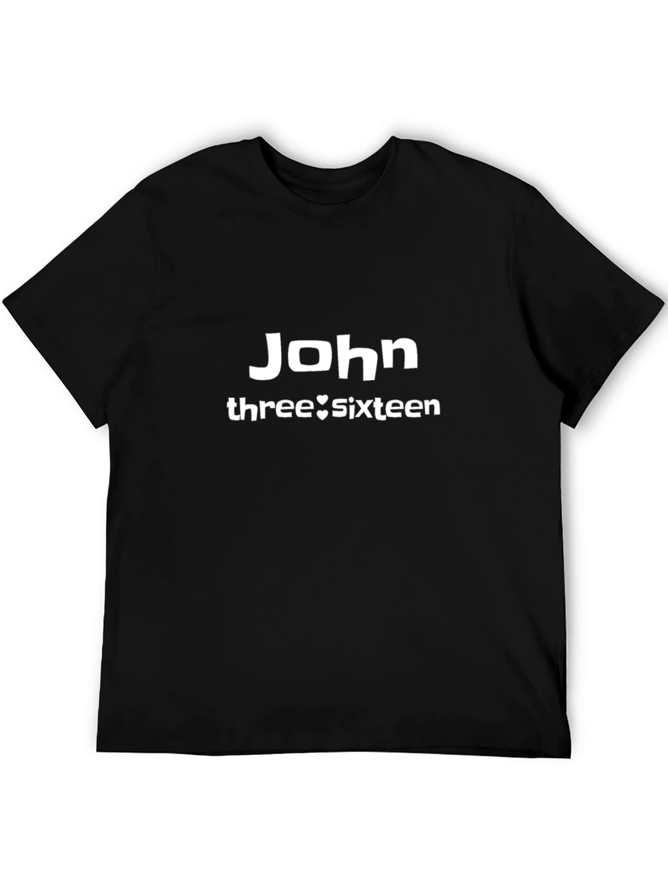 John 3:16 T-Shirt - Classic Black Tee