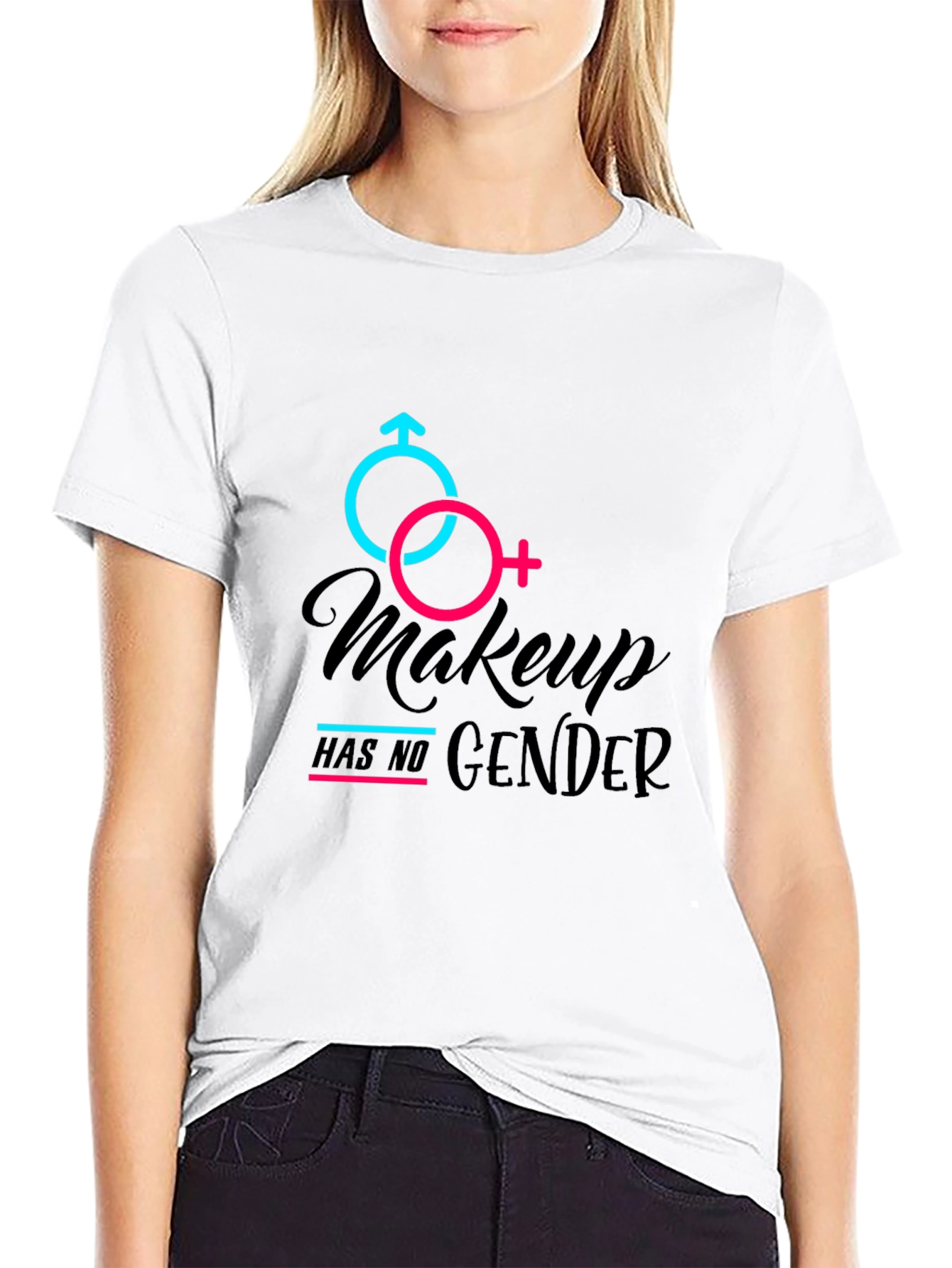 Makeup Has No Gender Graphic Tee